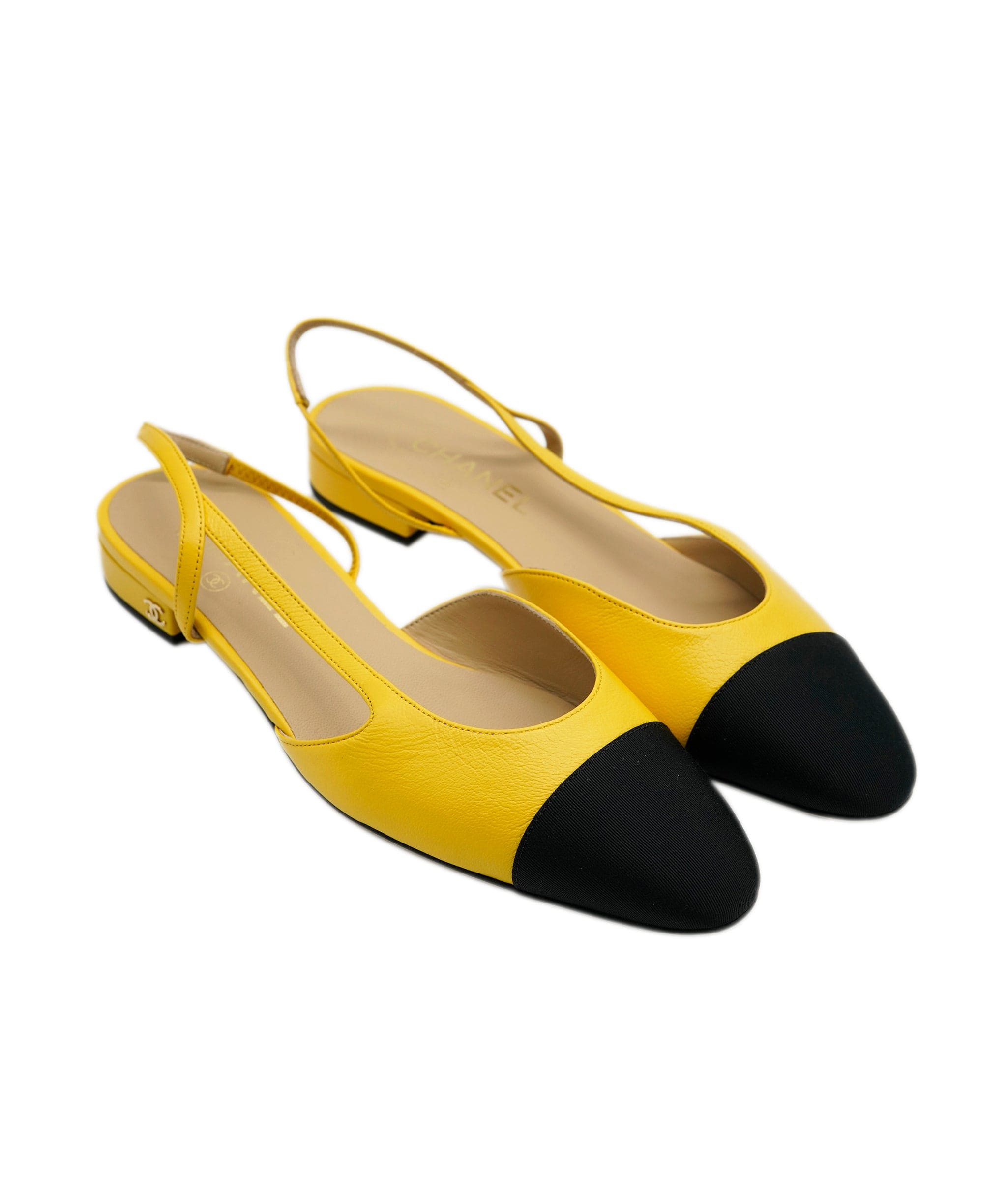 Chanel Chanel yellow slingbacks 40 - AJC0124