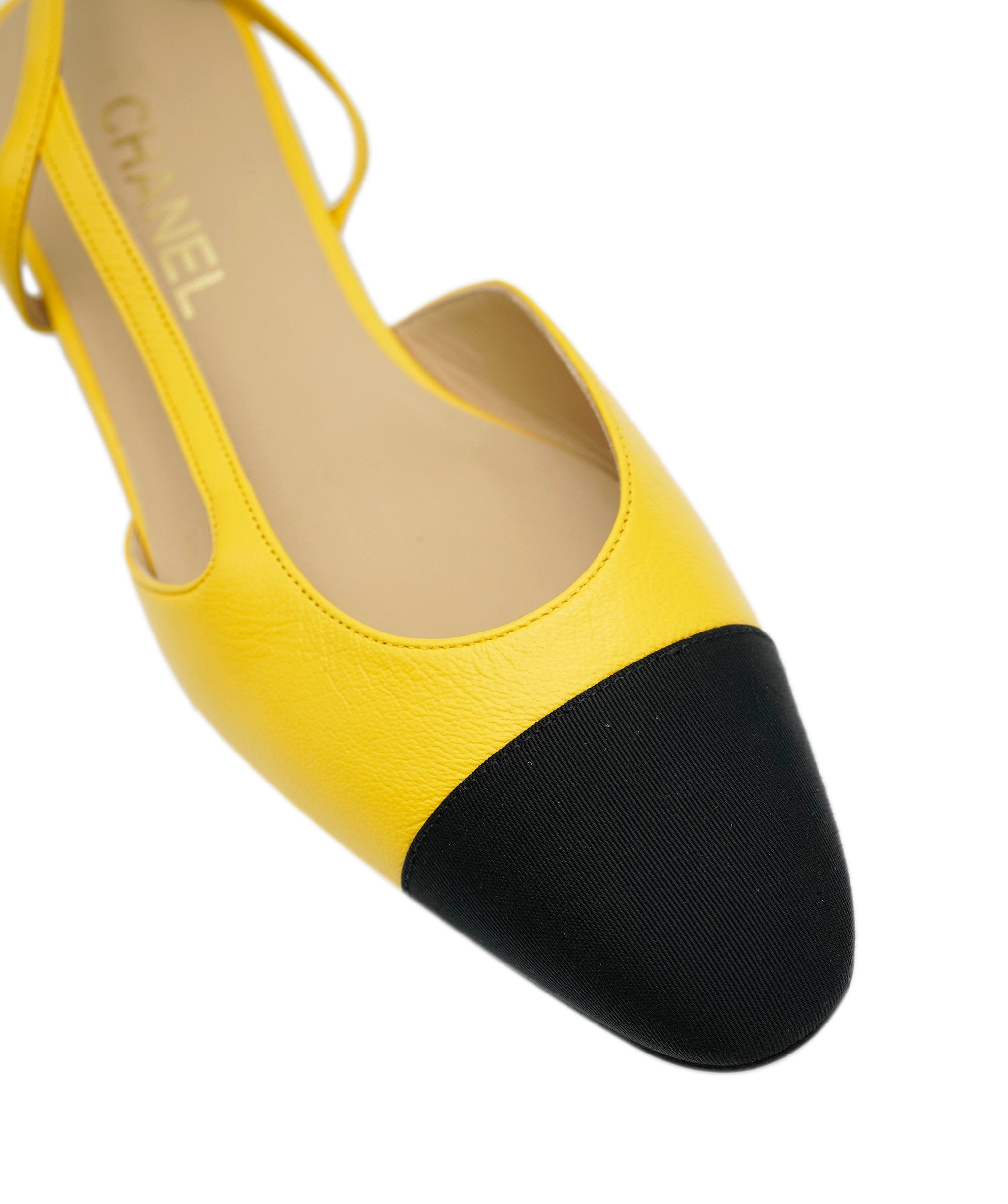 Chanel Chanel yellow slingbacks 40 - AJC0124