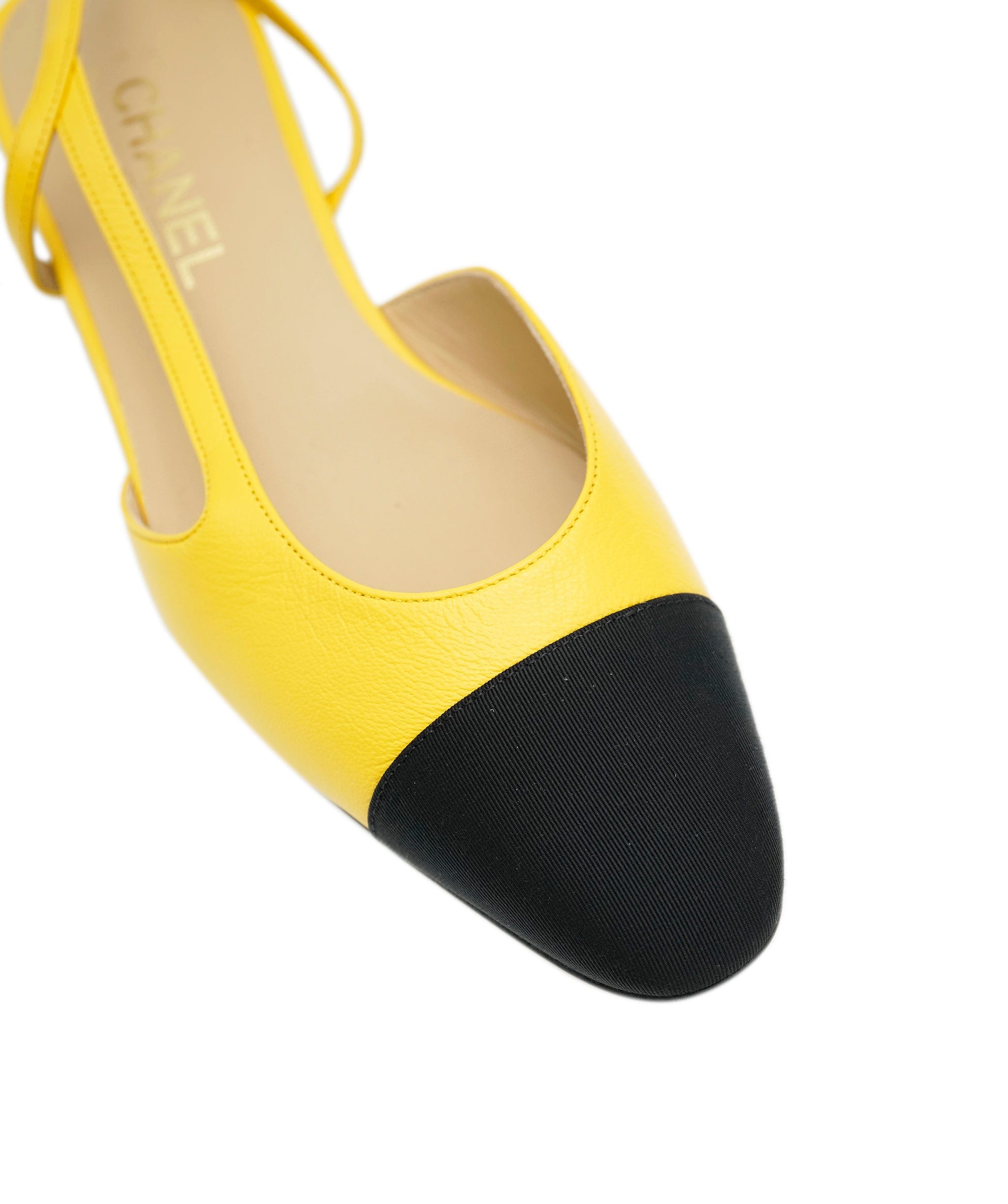 Chanel Chanel yellow slingbacks 40 - AJC0124