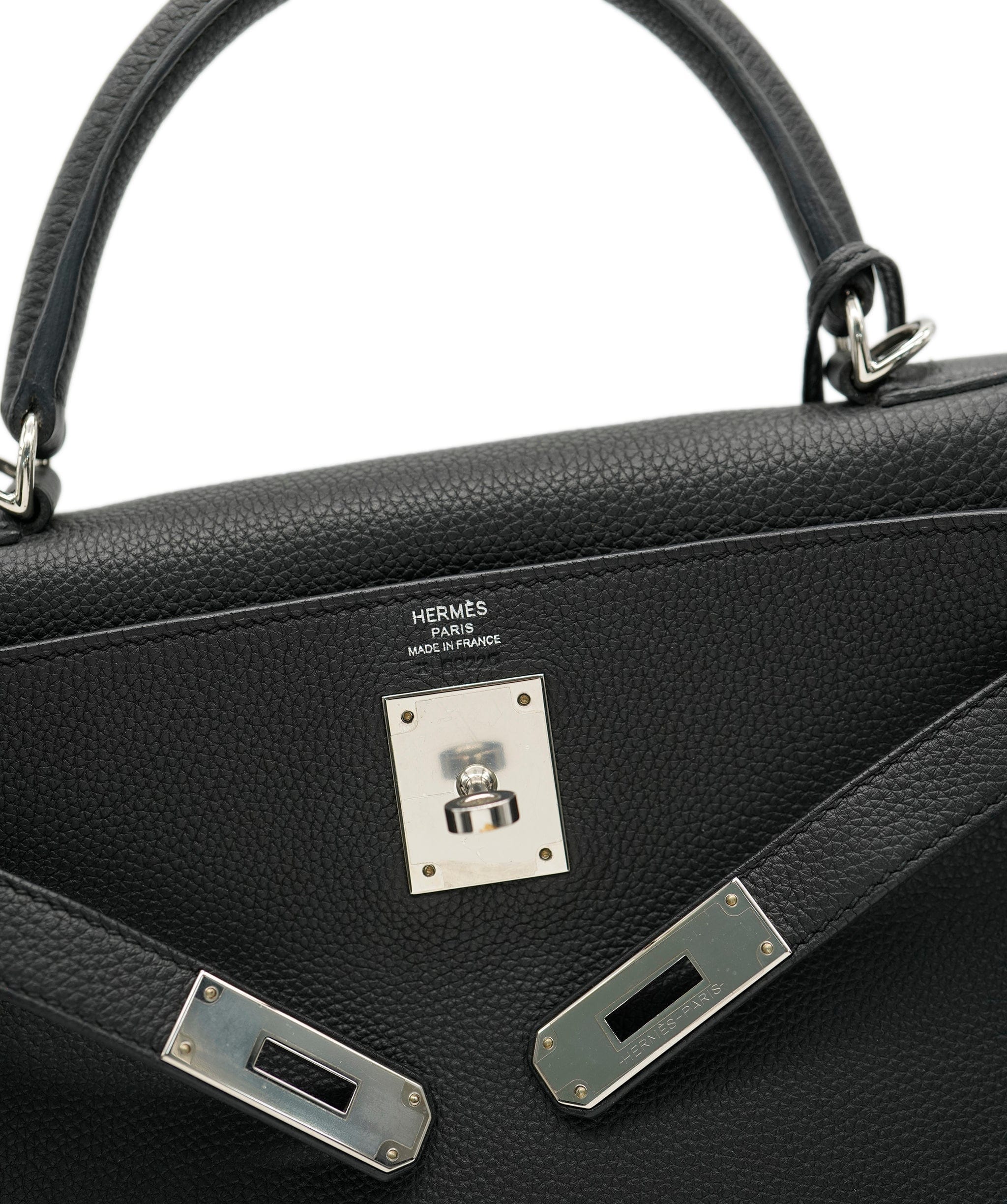 Chanel Hermes Kelly 28 togo plomb PHW ASL8434