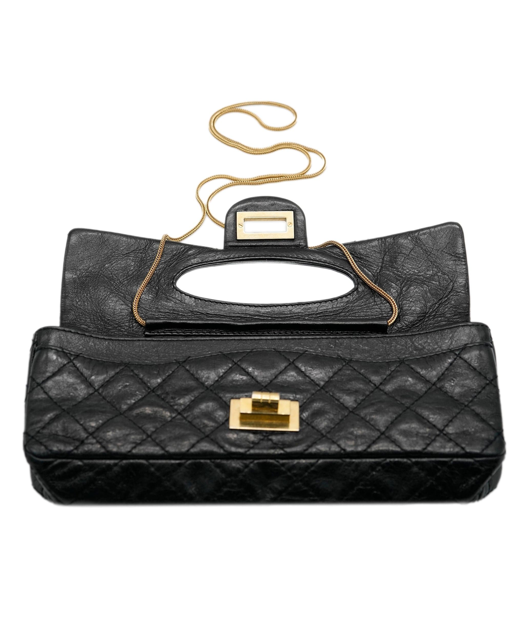 Chanel Vintage Chanel Black Long Timeless GHW ALC0578