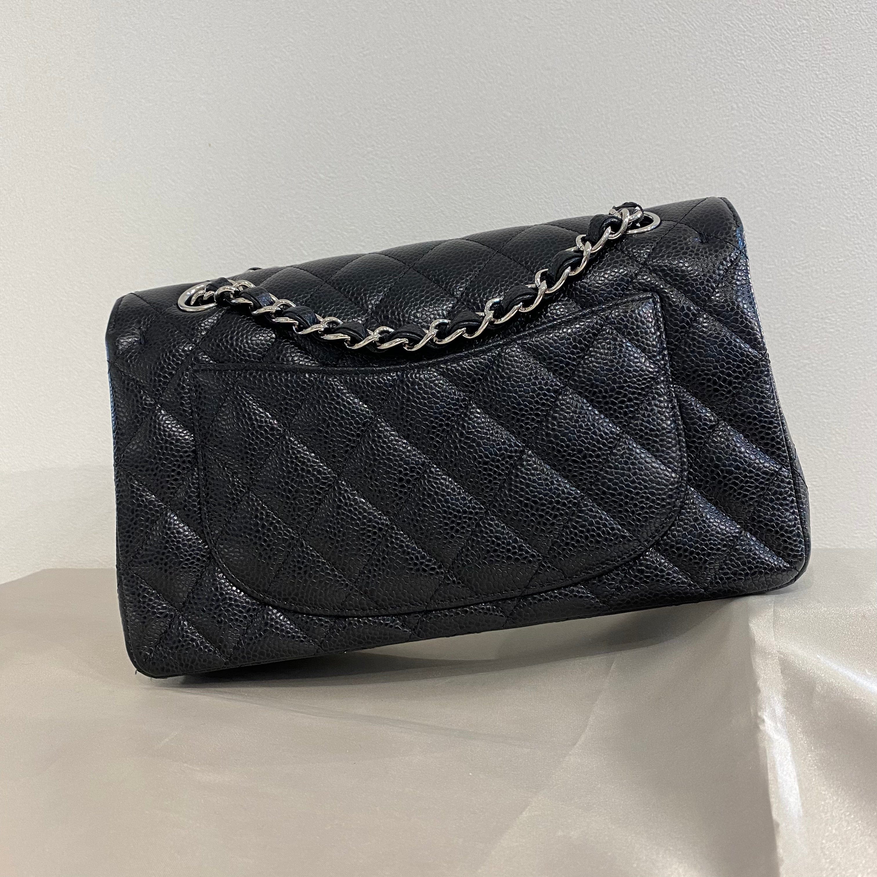 Chanel CHANEL CLASSIC FLAP SMALL BLACK CAVIAR SKIN SHW 90202733