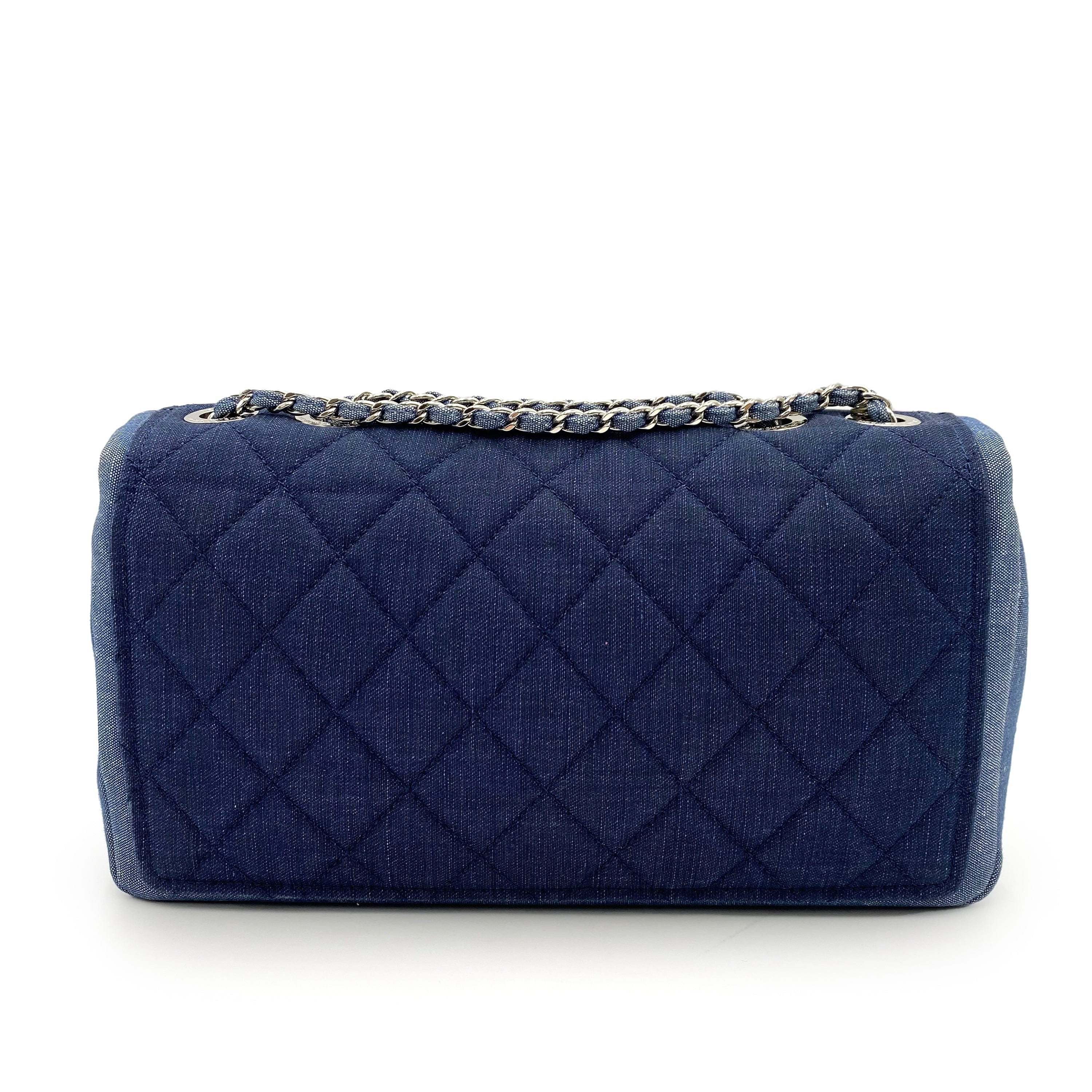 Chanel CHANEL MATELASSE CHAIN SHOULDER BAG BLUE DENIM 90236249