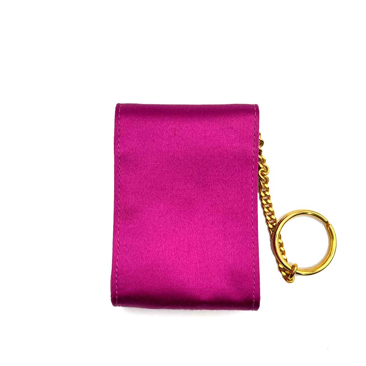 Chanel CHANEL MINI MINI CHAIN POUCH SATIN PINK 90231592