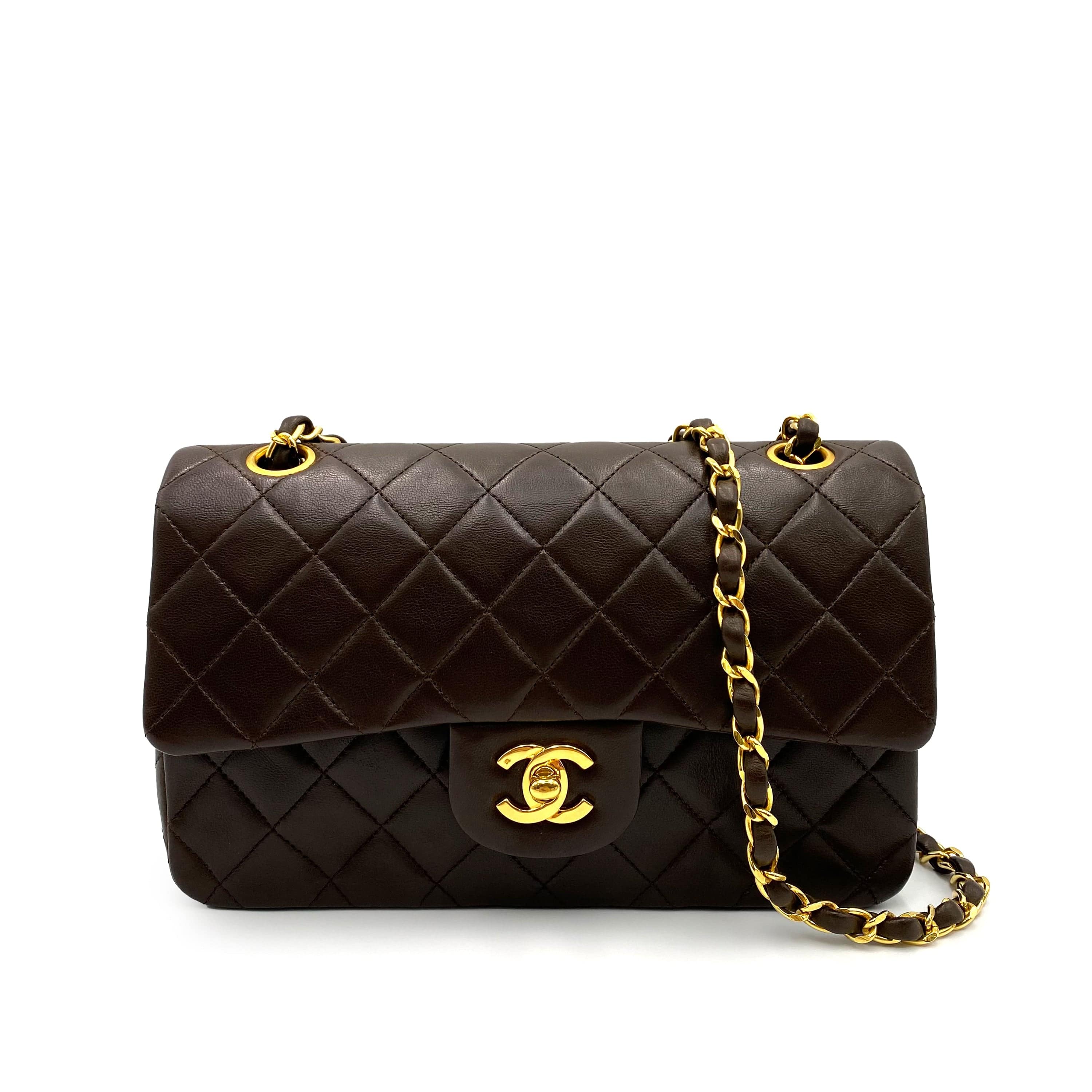 Chanel Chanel Vintage Classic Flap Small Caramel Lambskin GHW #1 90230614