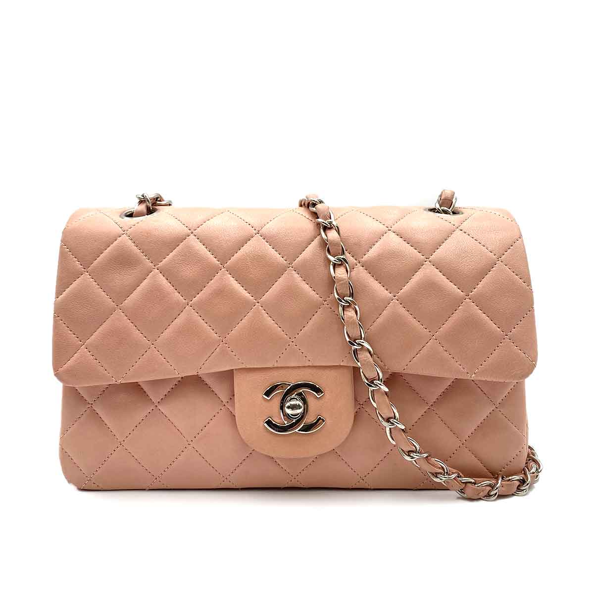 Chanel Chanel Vintage Classic Flap Small Light Pink Lambskin SHW #4 90231641