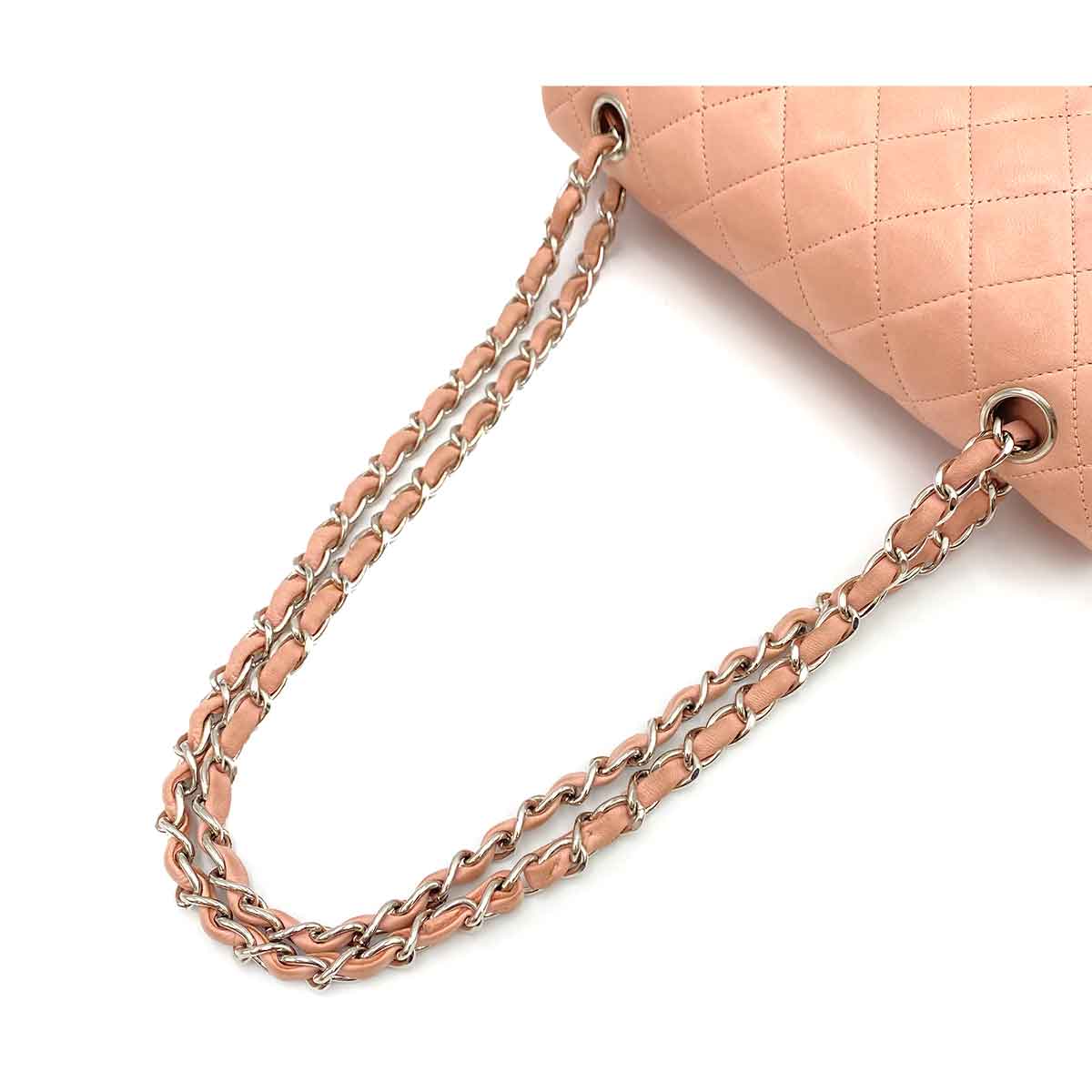 Chanel Chanel Vintage Classic Flap Small Light Pink Lambskin SHW #4 90231641