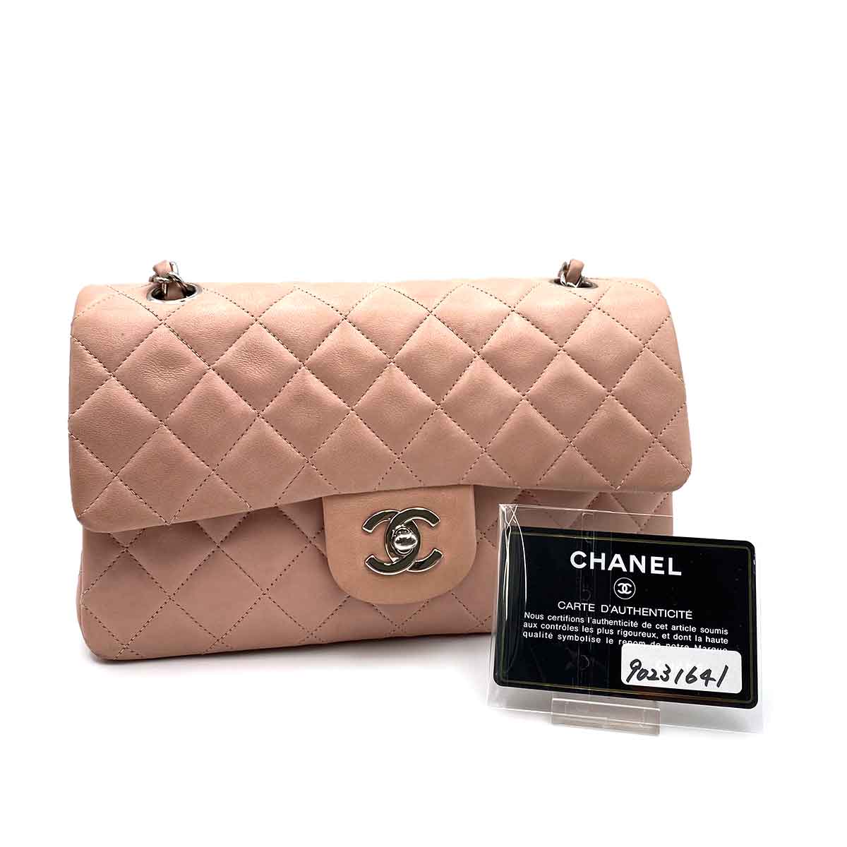 Chanel Chanel Vintage Classic Flap Small Light Pink Lambskin SHW #4 90231641