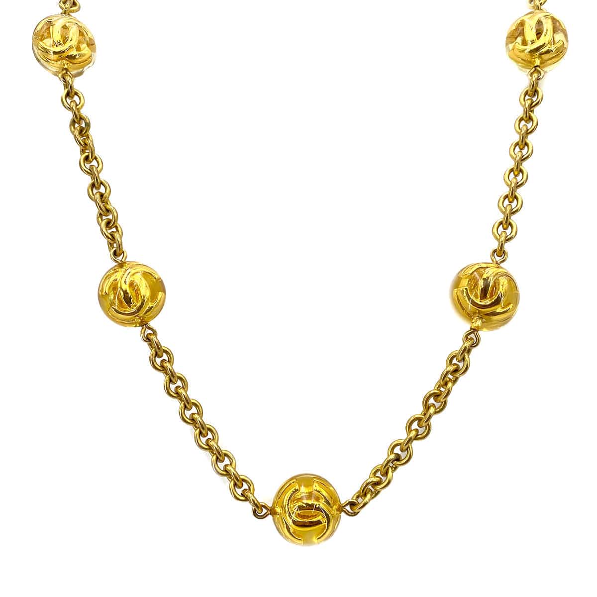 CHANEL CHANEL VINTAGE COCOMARK Necklace- 90249048