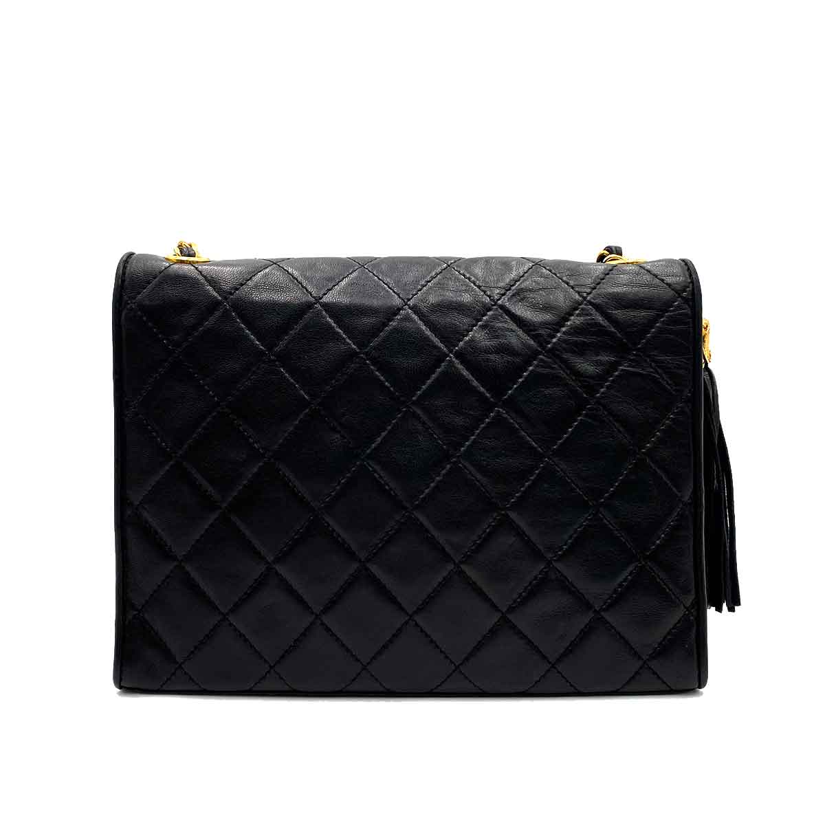 Chanel Chanel Vintage Crossbody Black Lambskin GHW 90231632