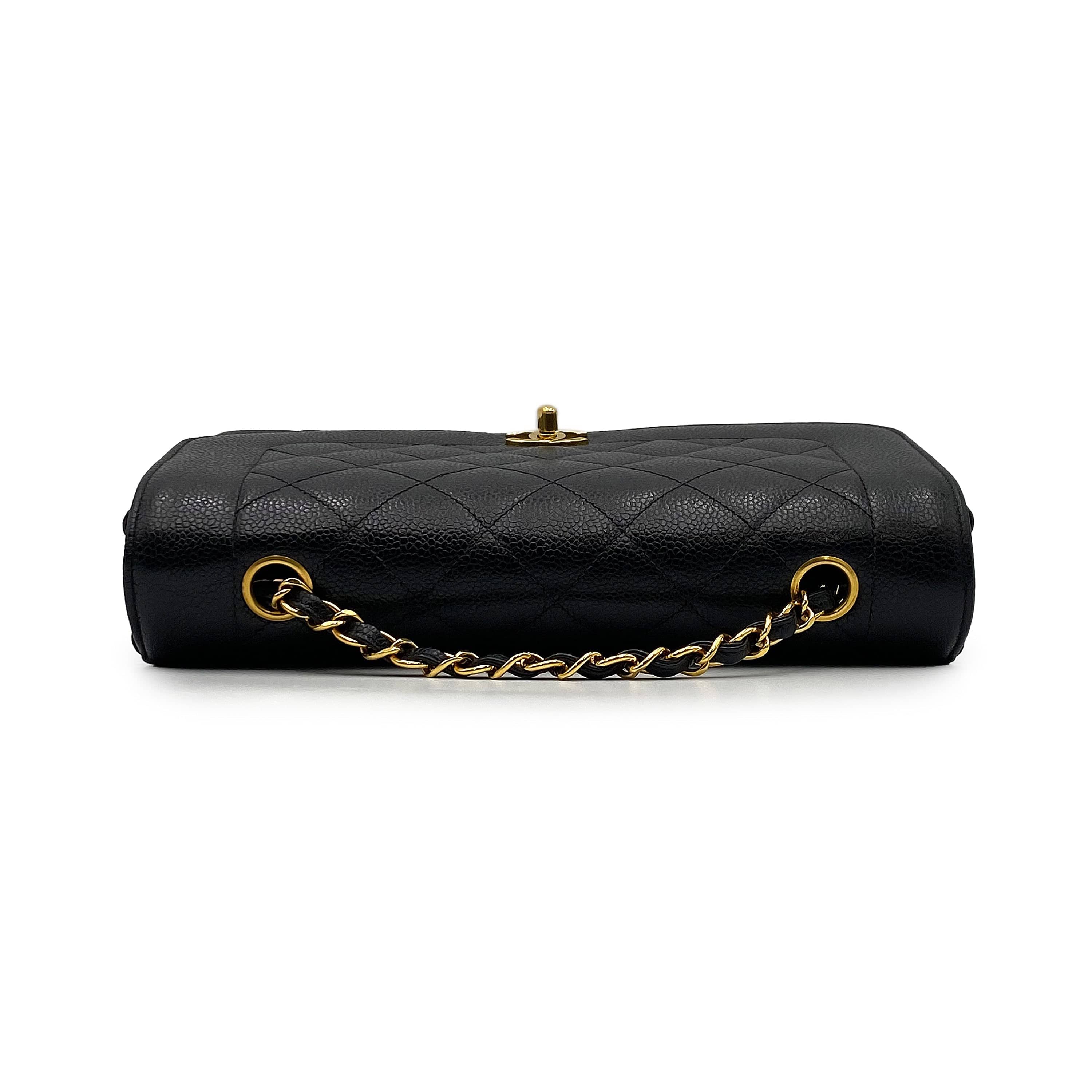 Chanel Chanel Vintage Diana Medium Black Caviar GHW #3 90224704