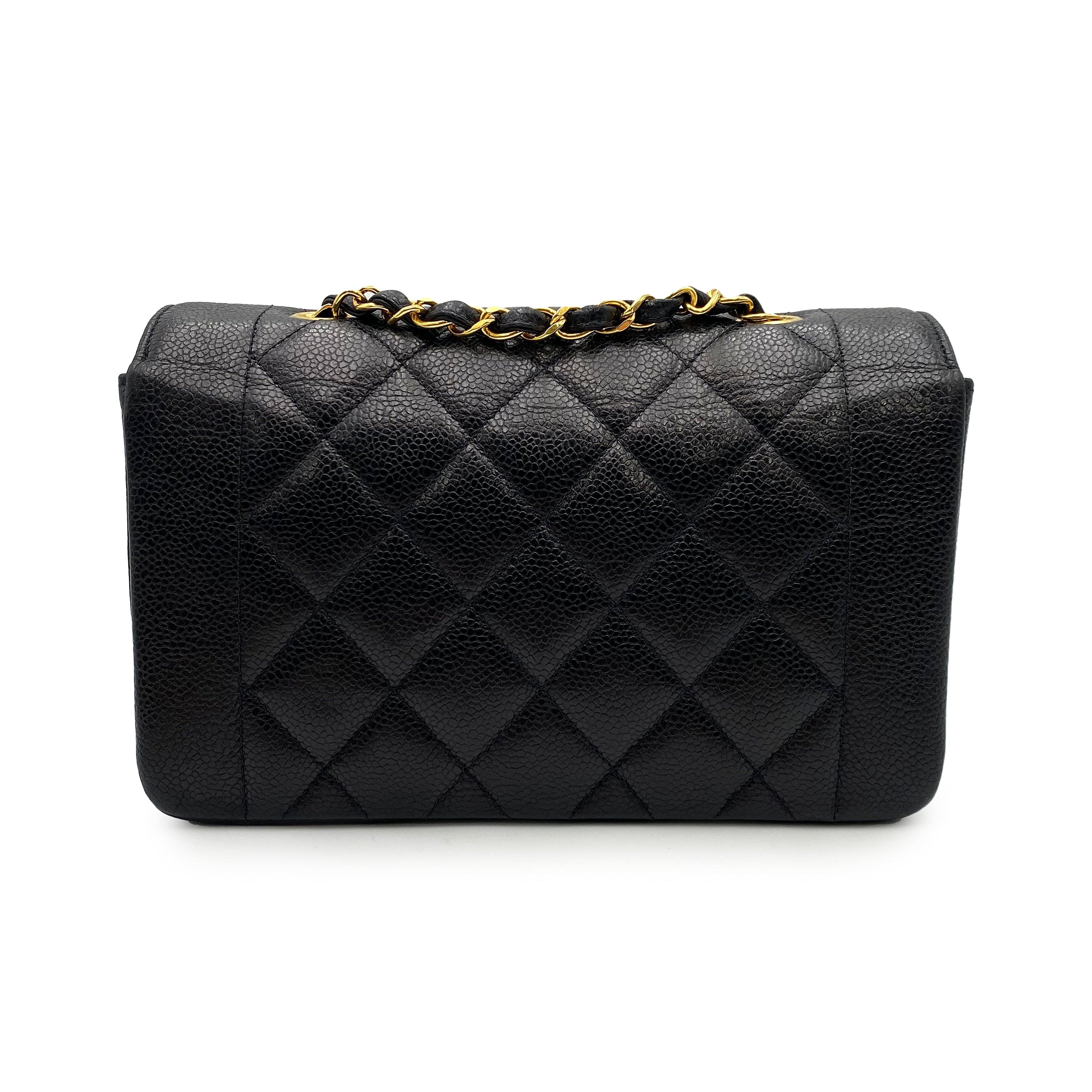 Chanel Chanel Vintage Diana Small Black Caviar GHW #3 90201171