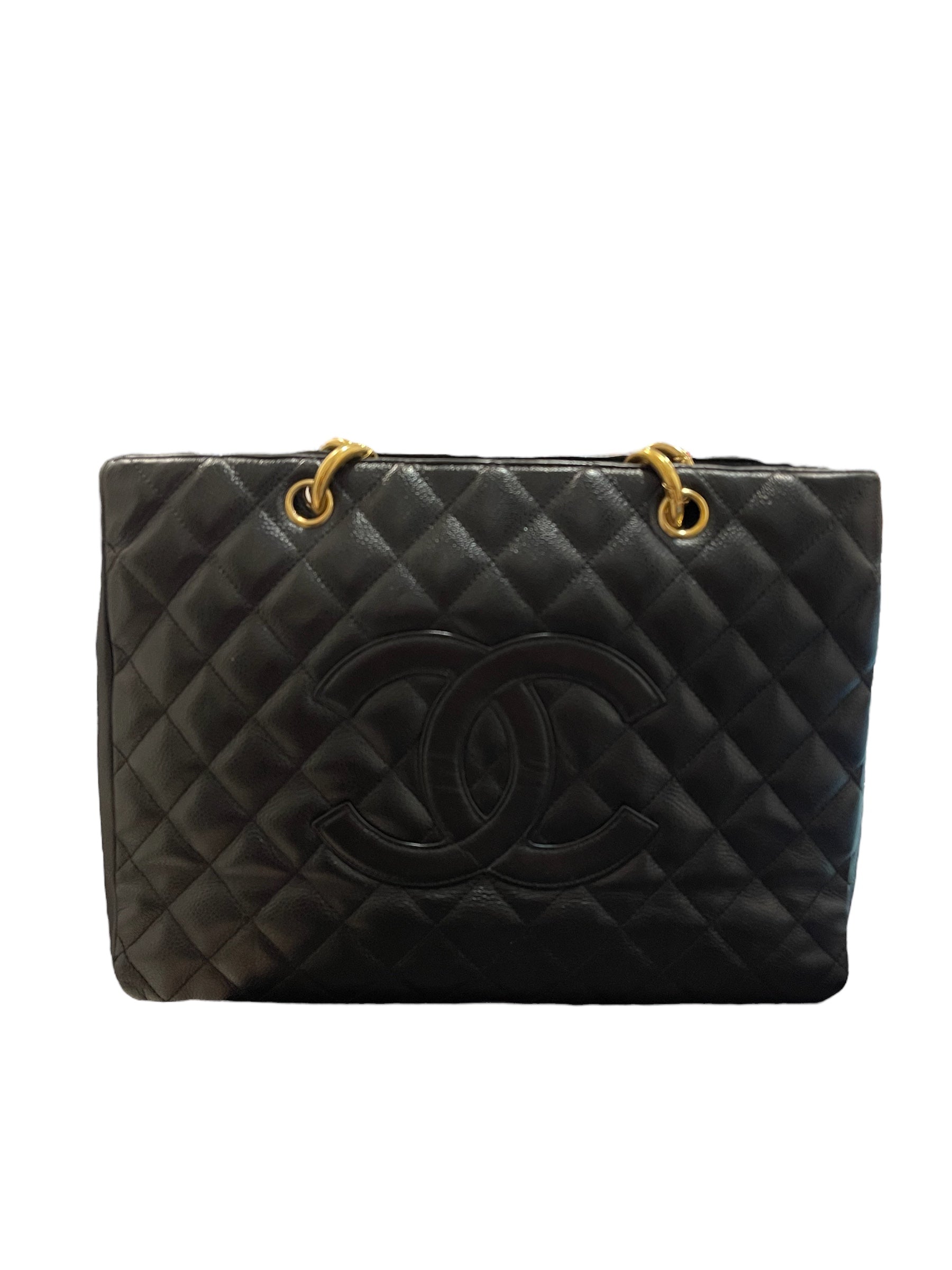 Chanel Chanel Vintage GST Black Caviar GHW #12