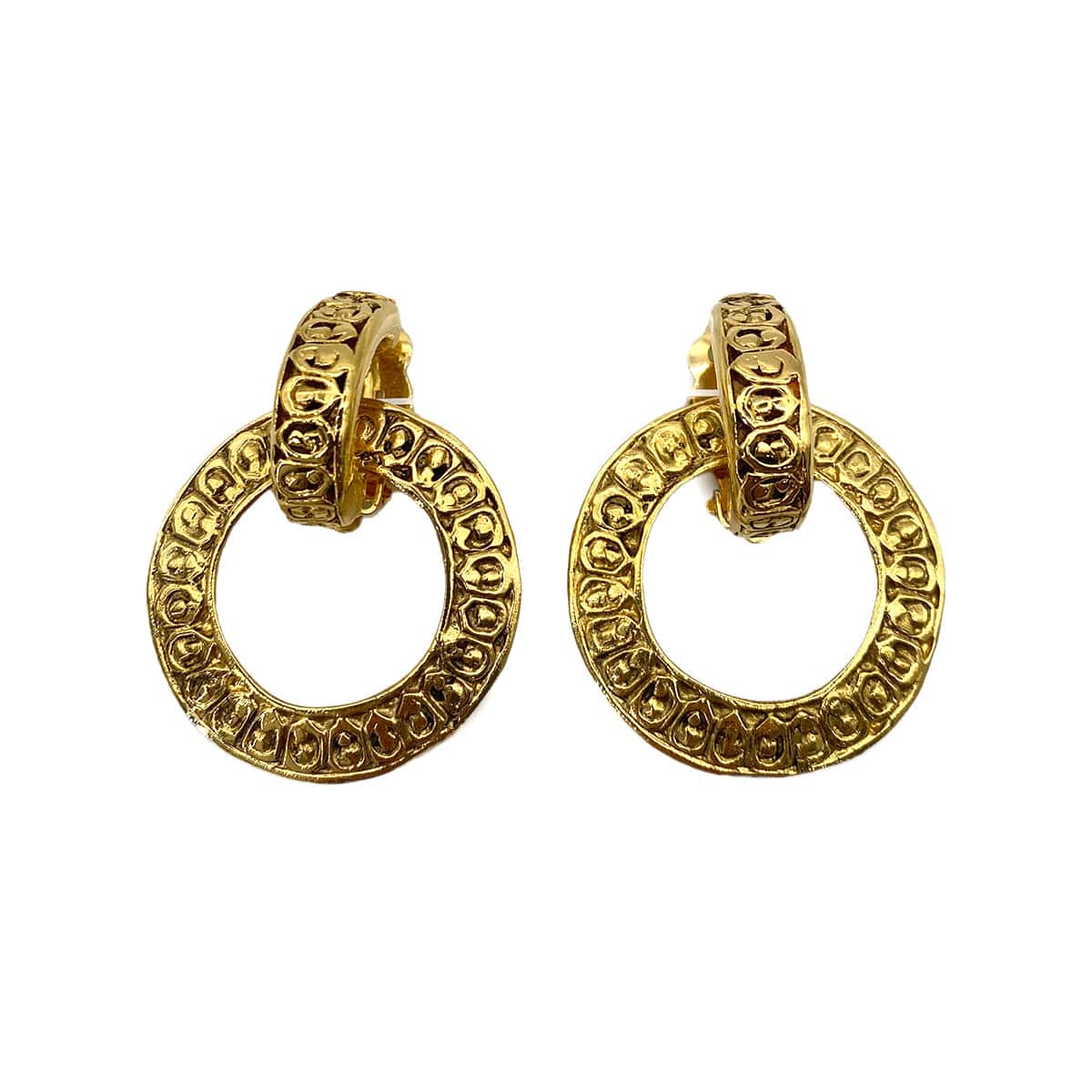 CHANEL CHANEL Vintage Hoop Earrings - 90252555