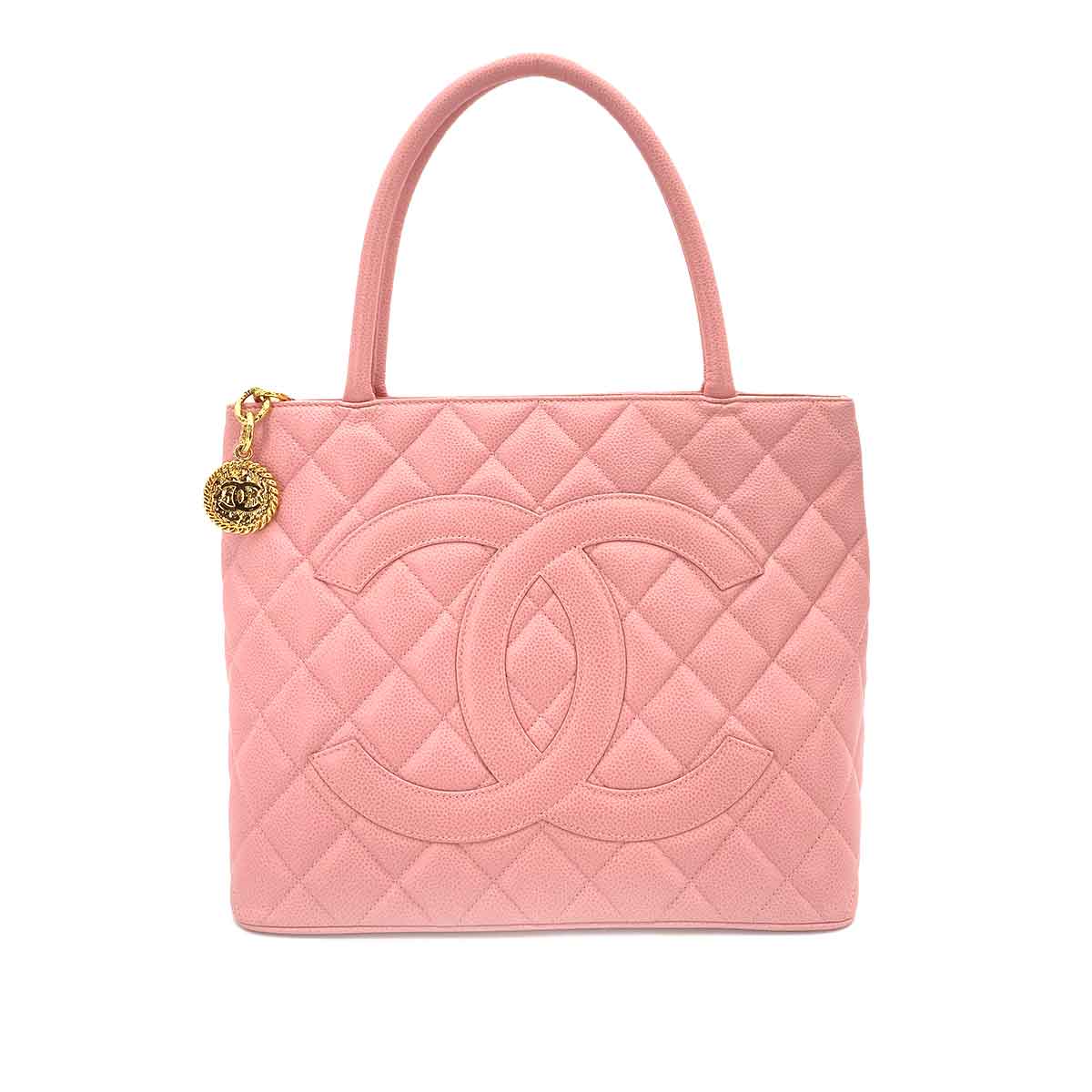 Chanel Chanel Vintage Medallion Tote Pink Caviar GHW #8 90243297