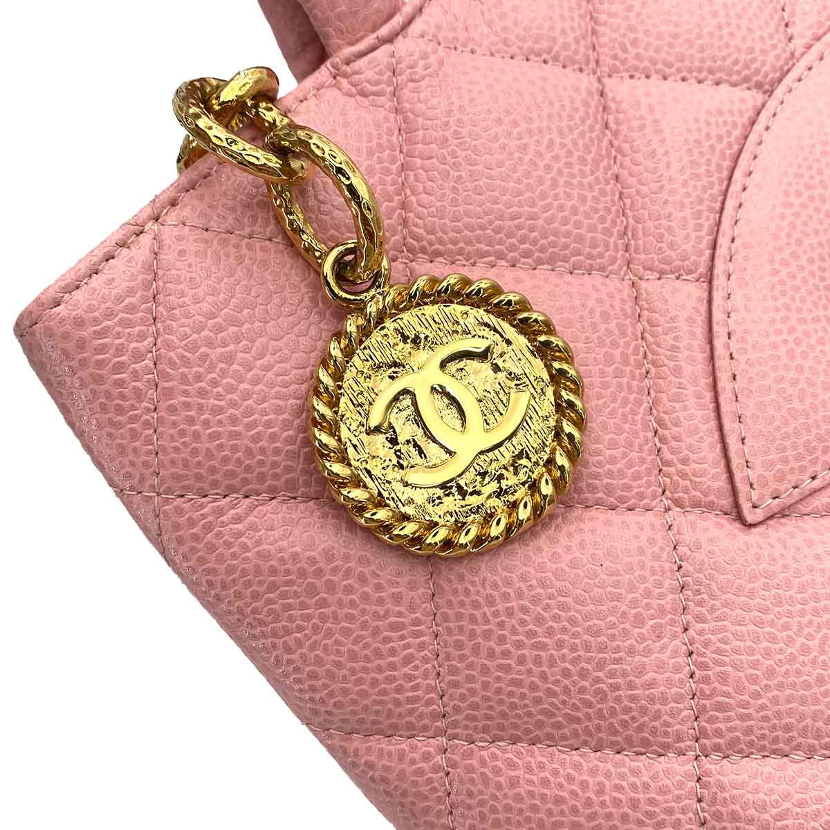 Chanel Chanel Vintage Medallion Tote Pink Caviar GHW #8 90243297