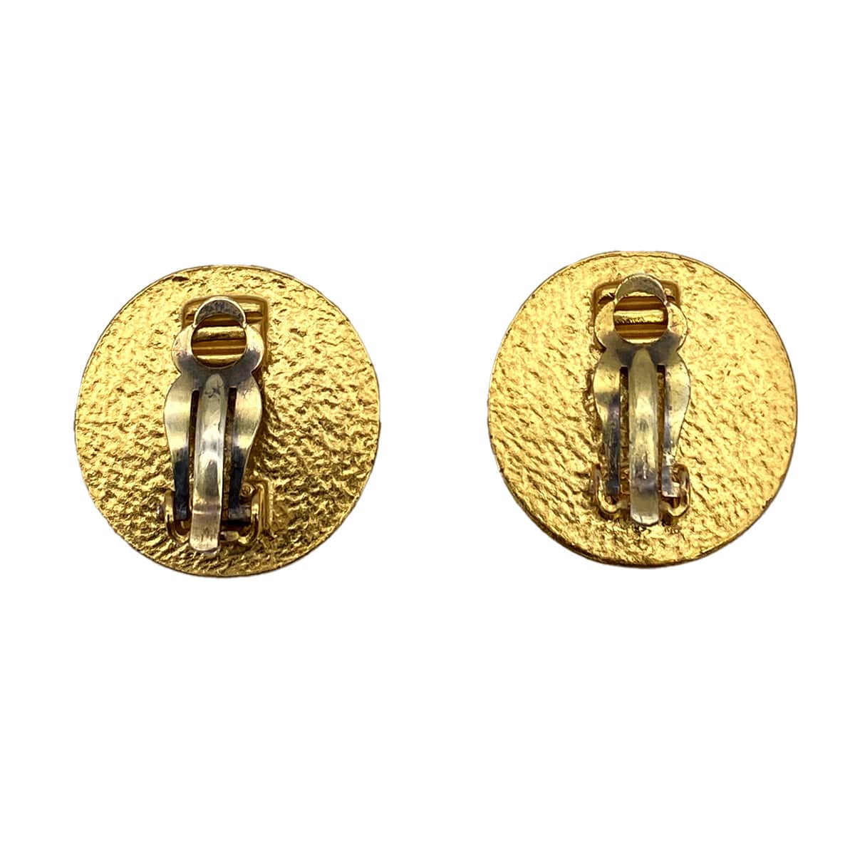 CHANEL Chanel Vintage Round Cocomark Earrings - 90251981