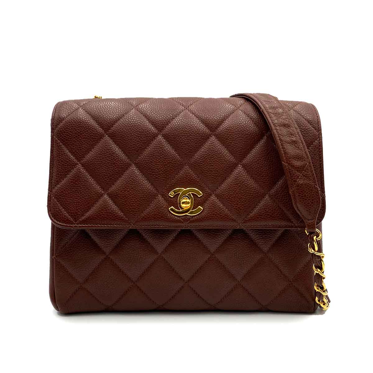 Chanel Chanel Vintage Satchel Brown Caviar GHW #4 90231940