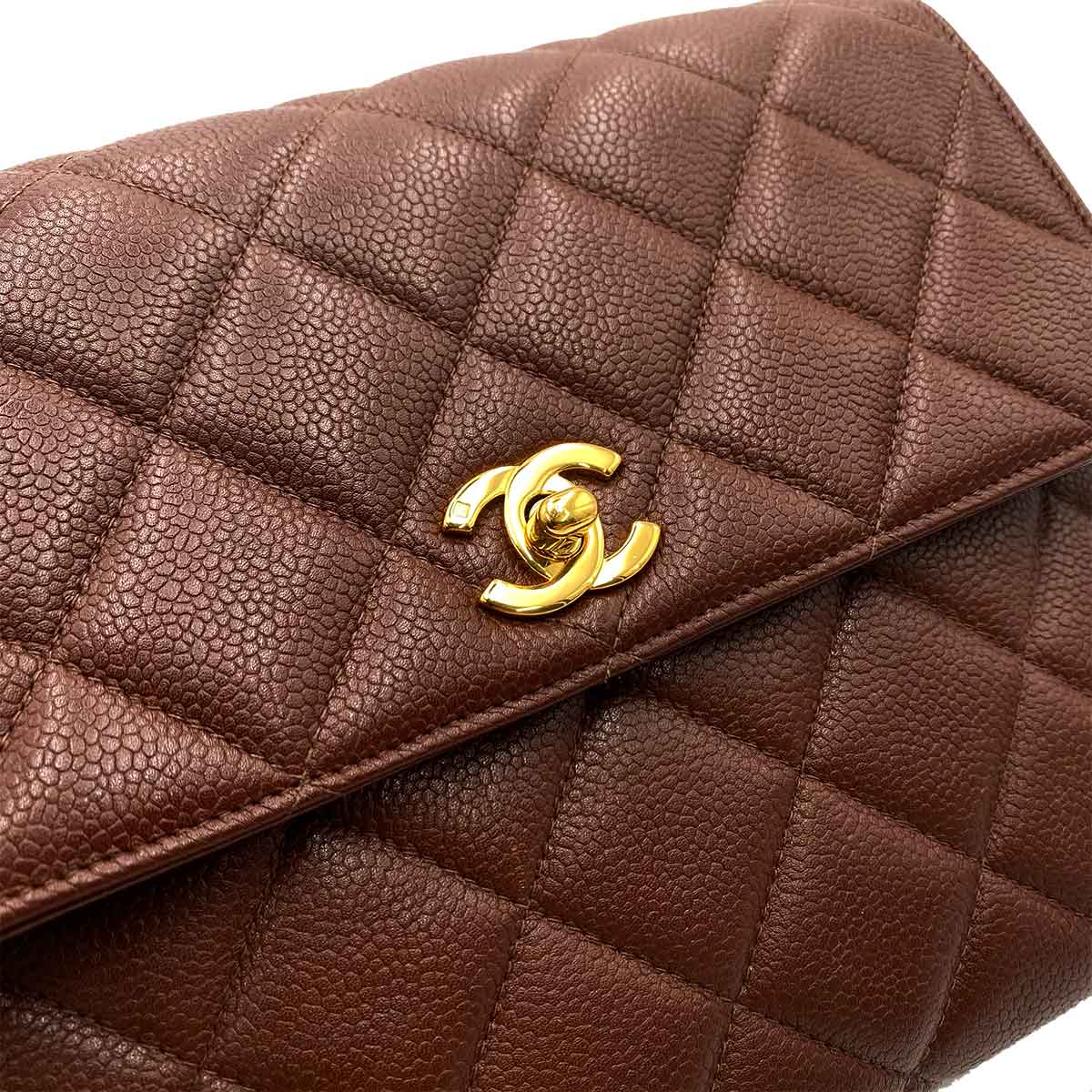 Chanel Chanel Vintage Satchel Brown Caviar GHW #4 90231940