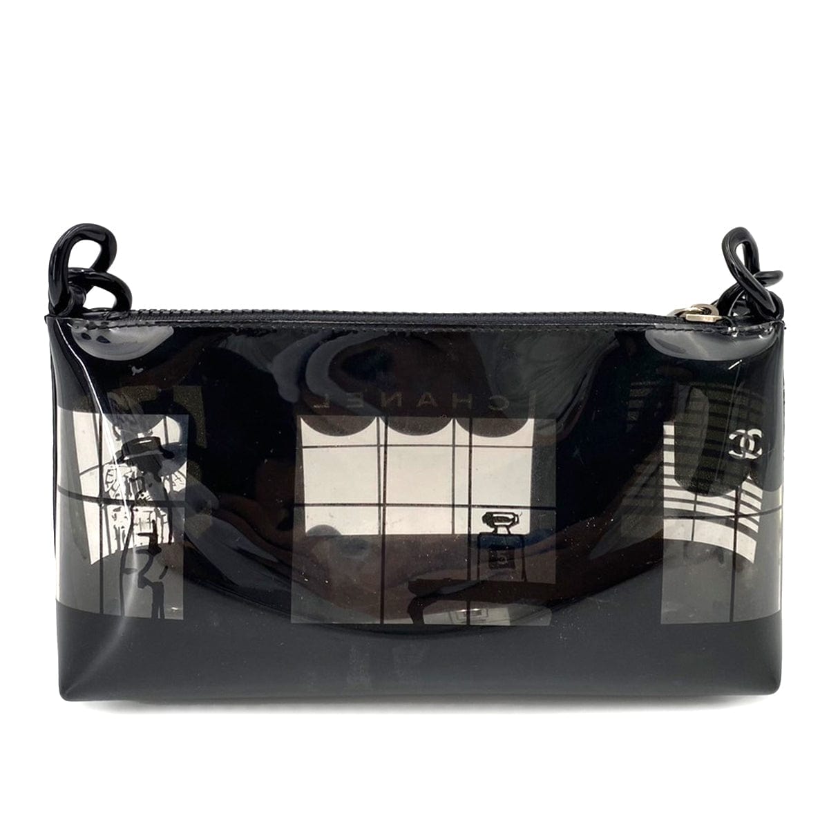 Chanel Chanel Vintage Windows Black Vinyl Tote #8 90242988