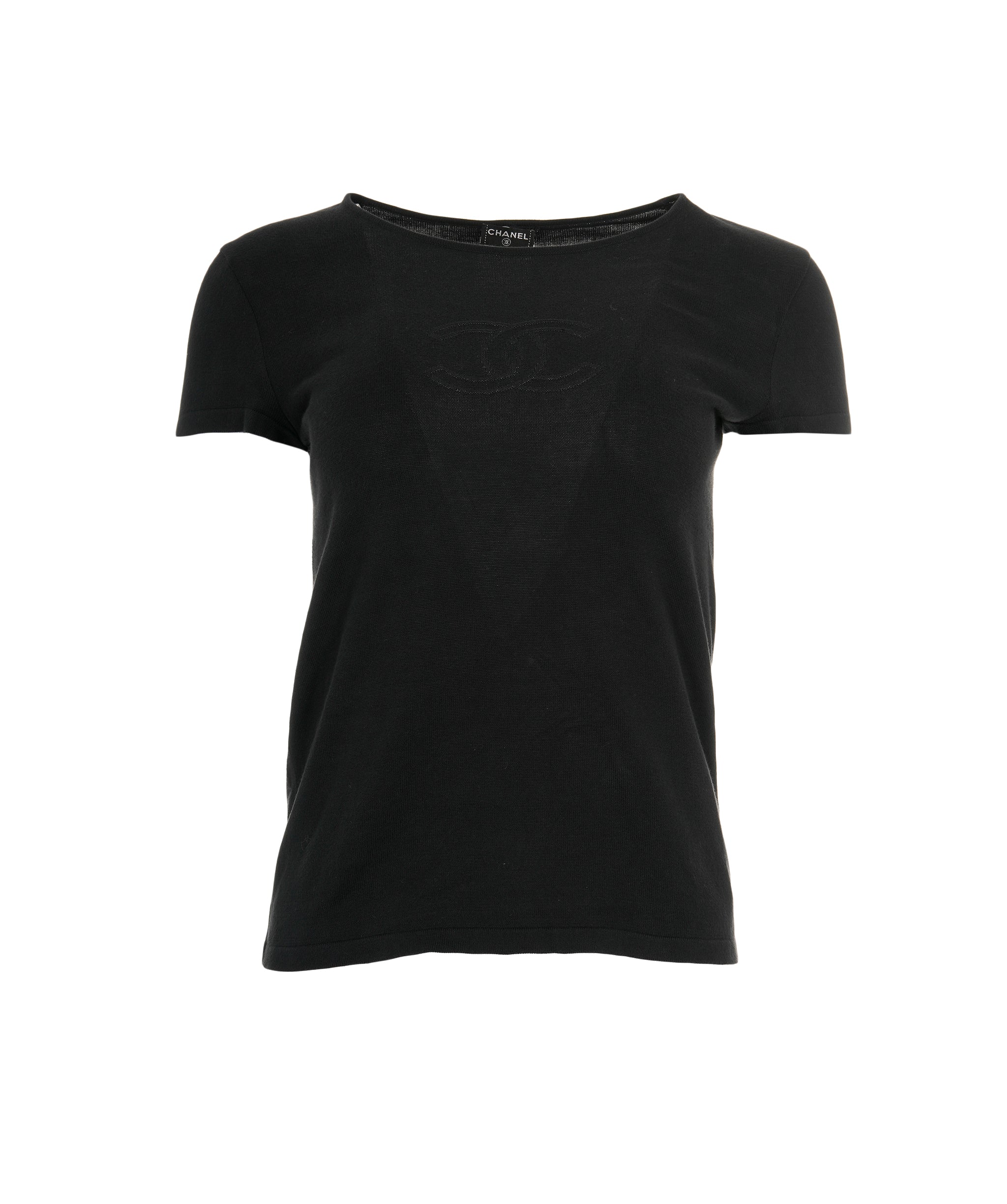 Chanel Chanel 05C CC Knit Top Black ASL8265