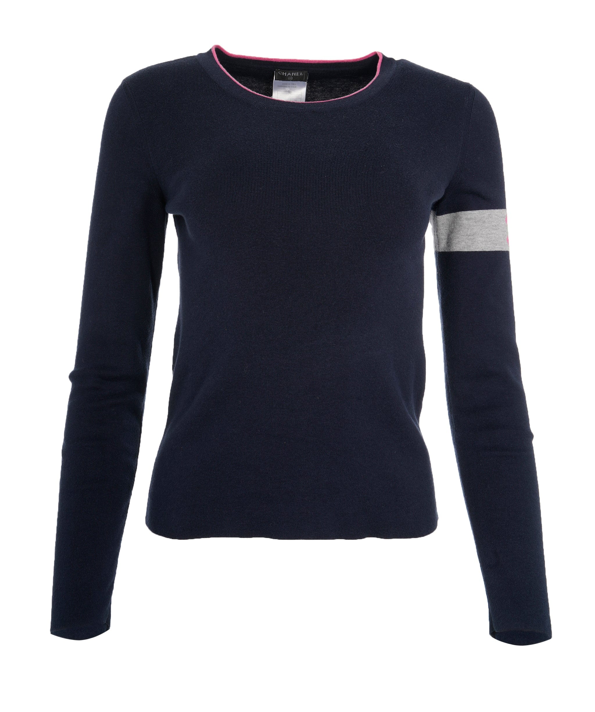 Chanel Chanel 08P CC Sleeve Top Navy ASL8623