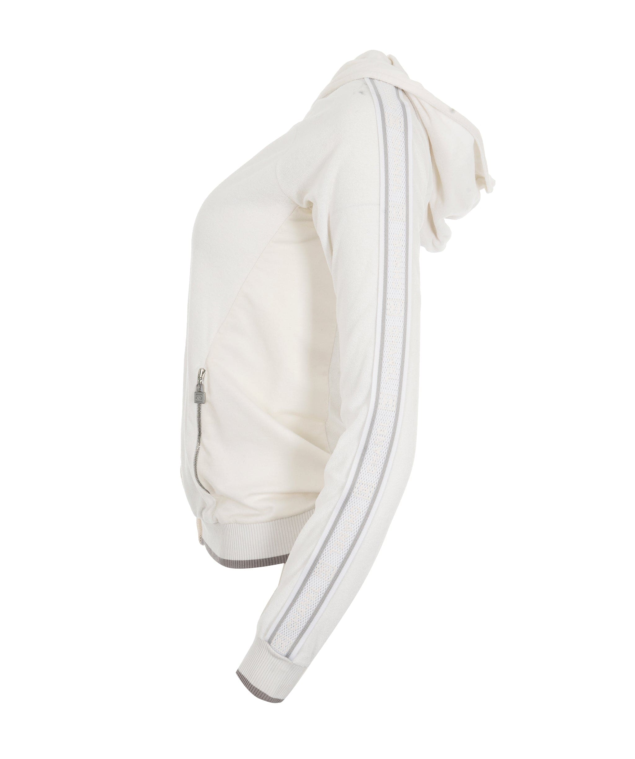 Chanel Chanel 08P Hoodie Jacket White ASL4479