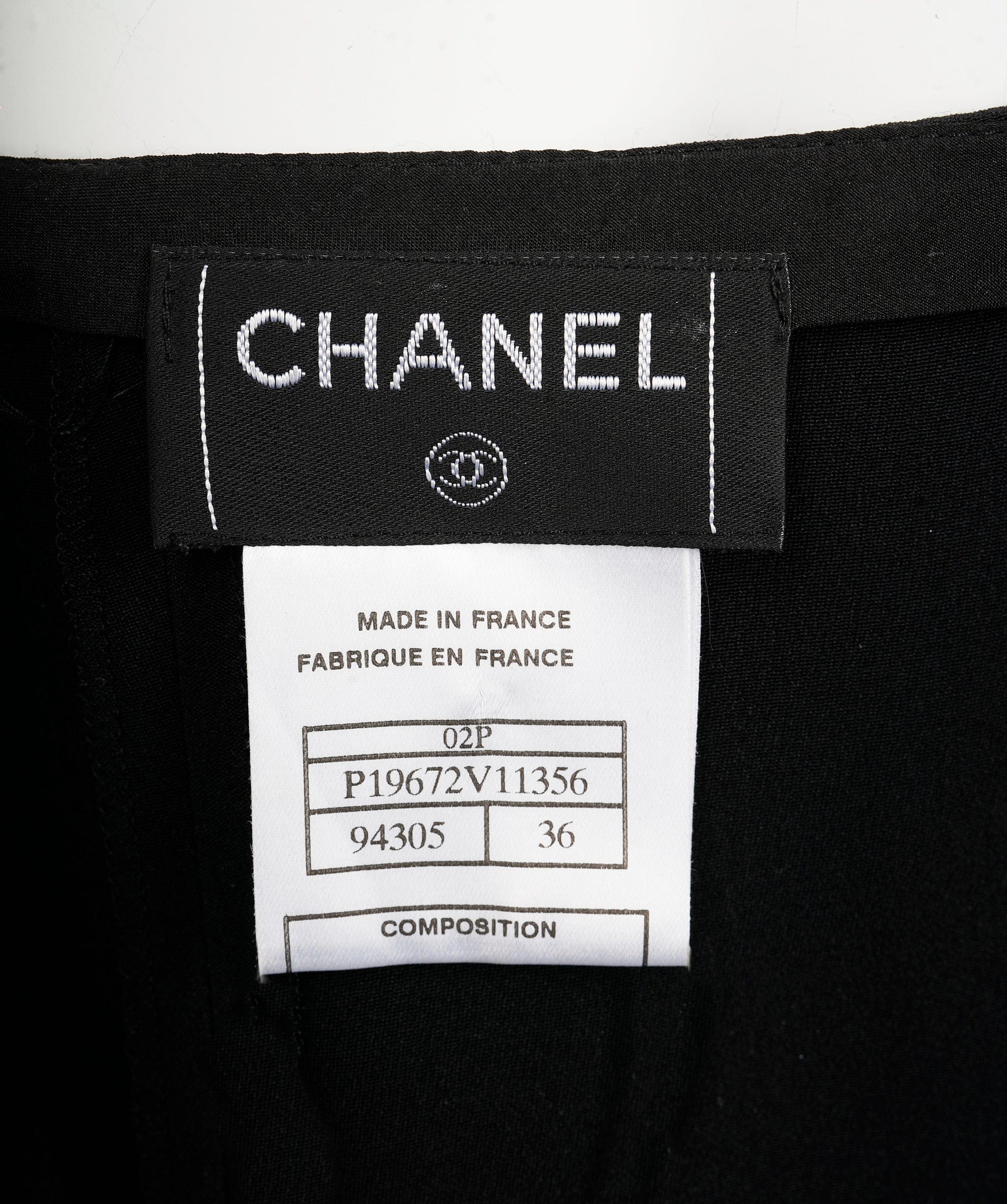 Chanel Chanel 100% silk black midi skirt - AJC0087