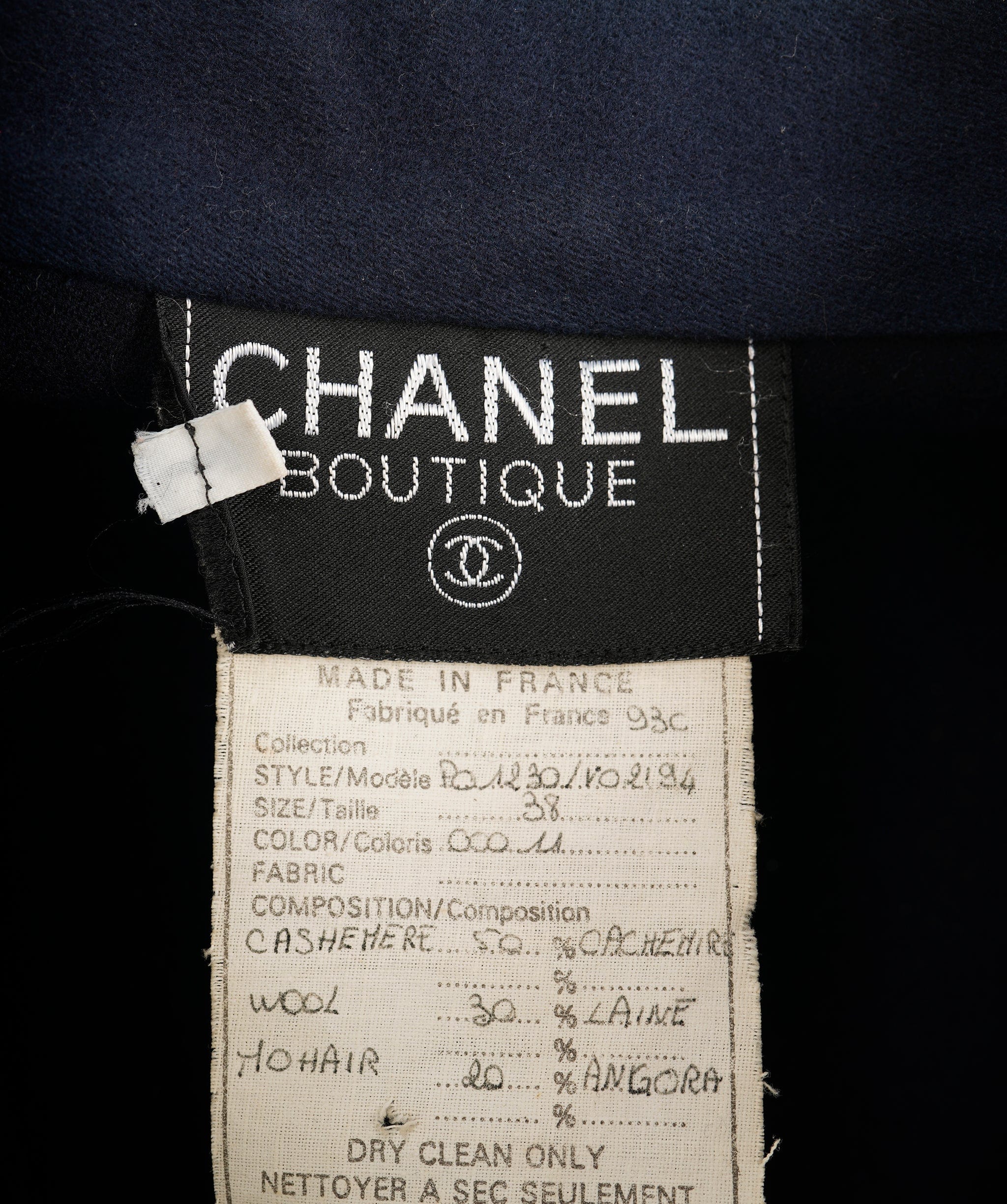 Chanel Chanel 93C CC Logo Coat ASL3757