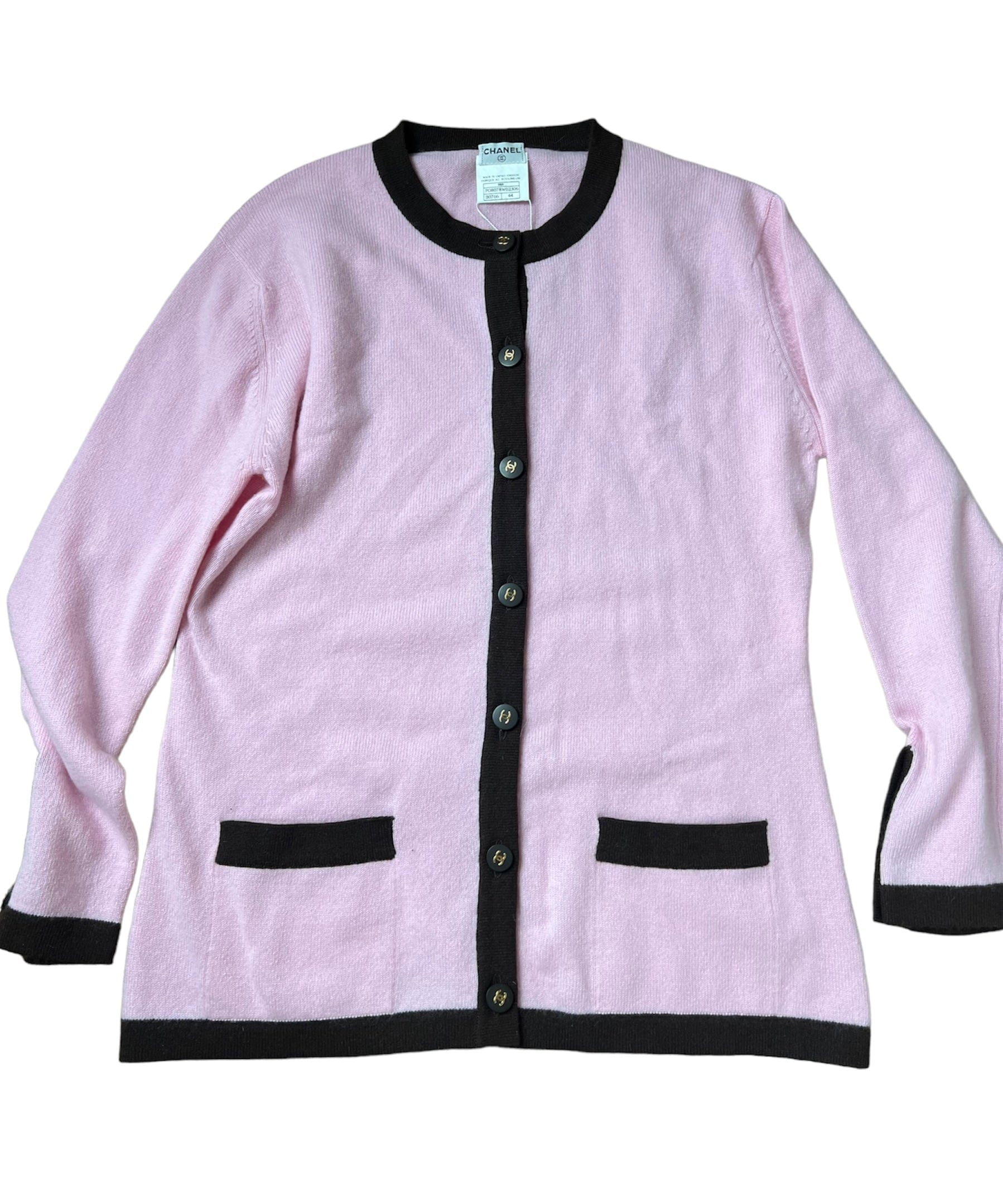 Chanel Chanel 96A Cashmere Cardigan Pink ASL8626