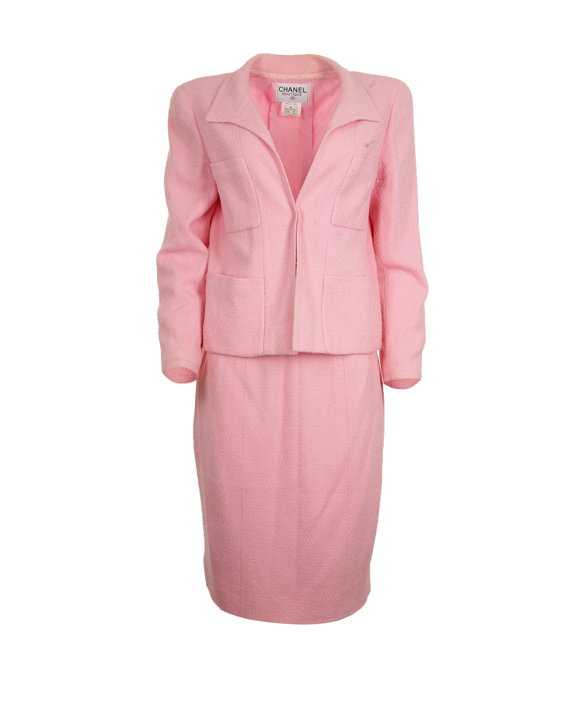 Chanel Chanel 96P Shirt Suit Pink #44 ASL9351