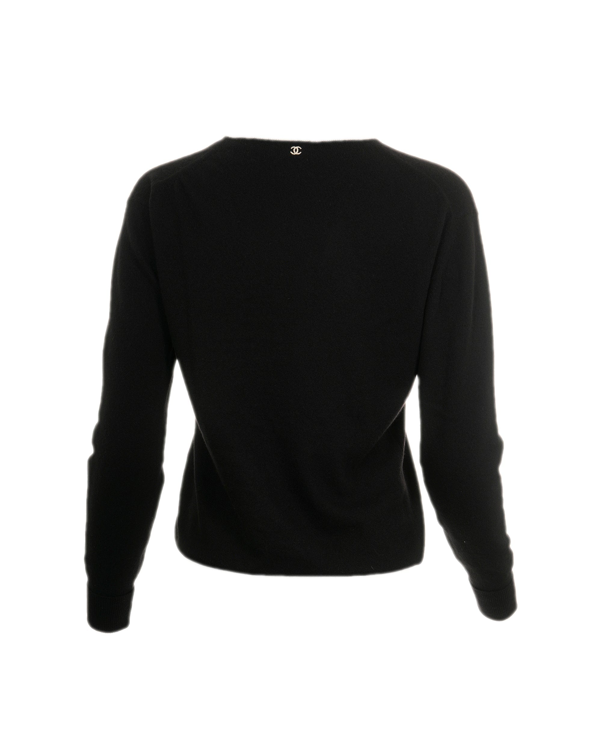 Chanel Chanel 97A CC Cashmere Sweater Black - ASL8656