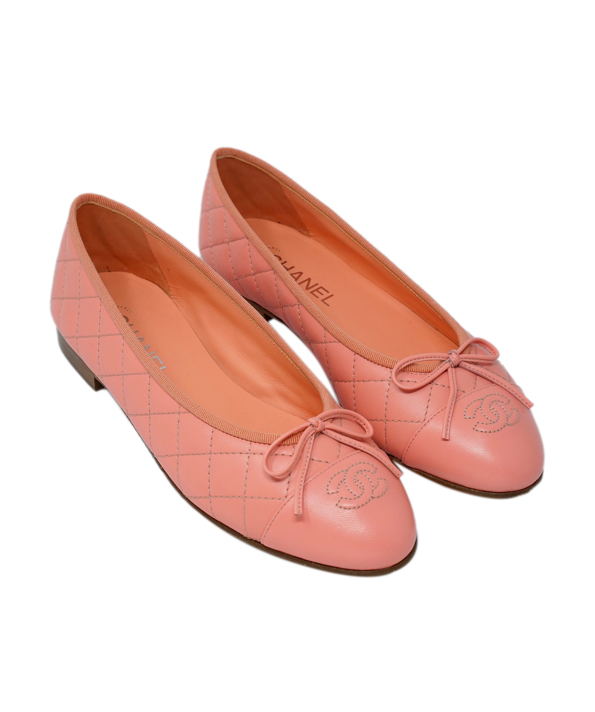 Chanel Chanel ballerina flats coral size 40 - ASL8526