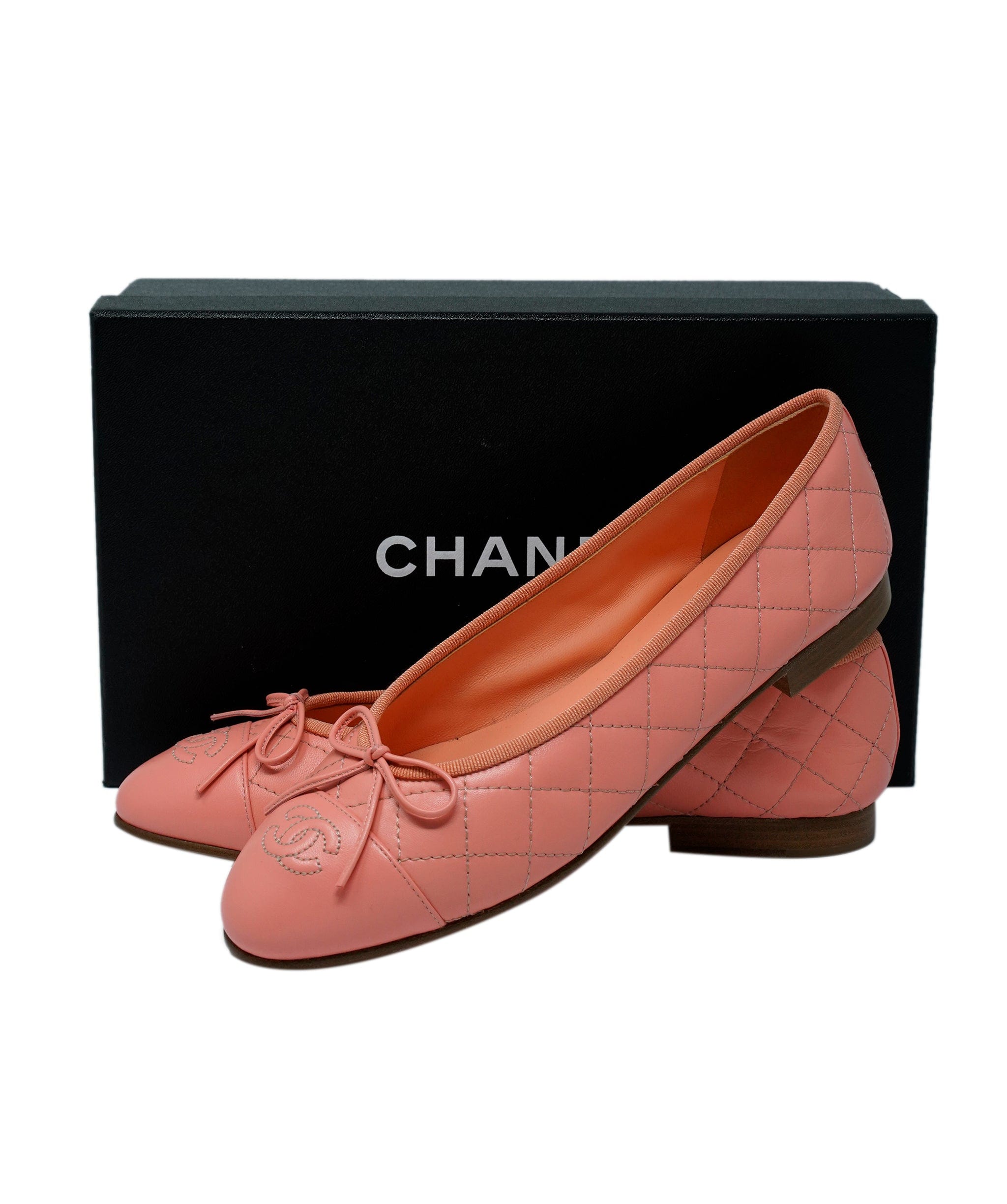 Chanel Chanel ballerina flats coral size 40 - ASL8526