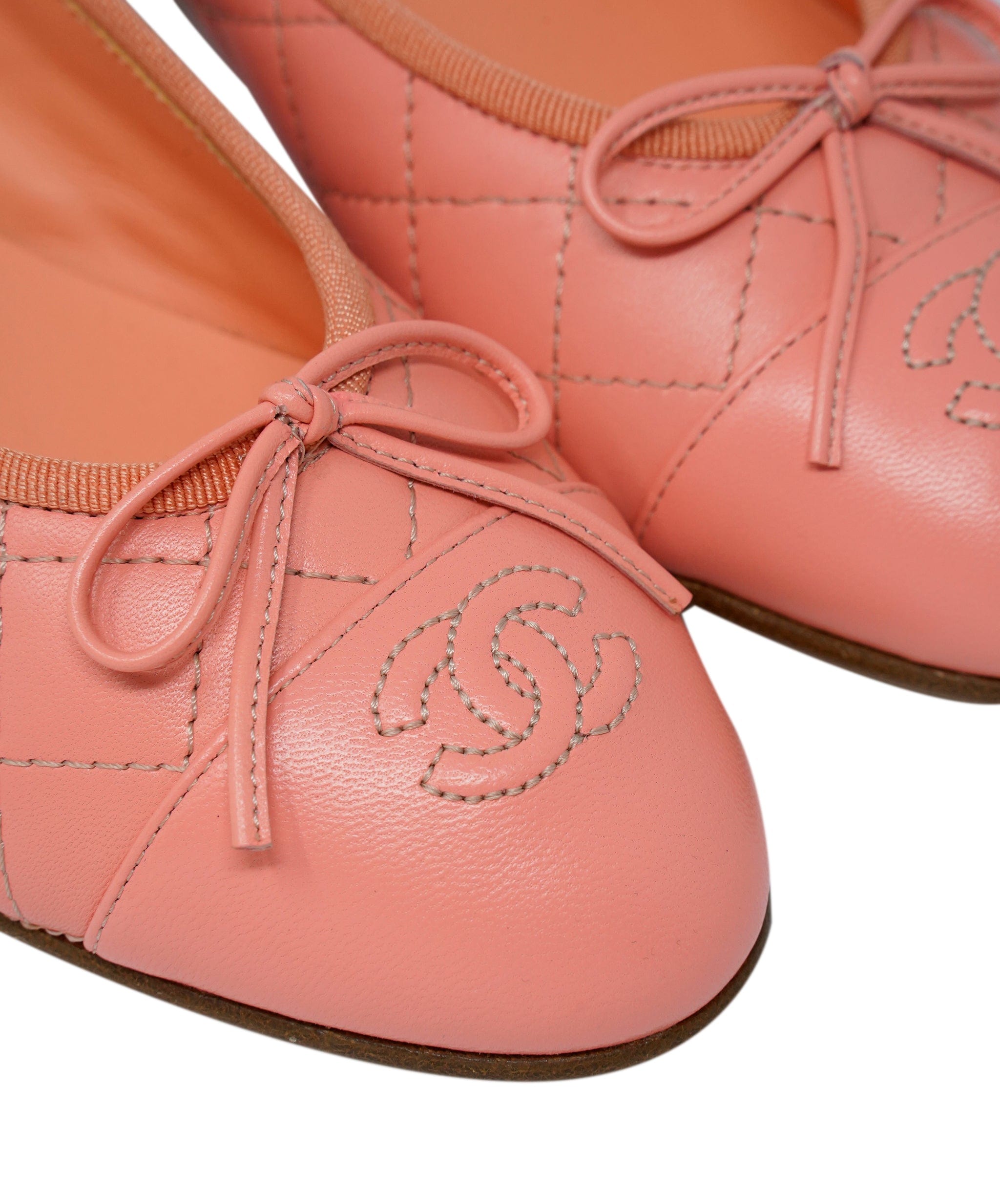 Chanel Chanel ballerina flats coral size 40 - ASL8526