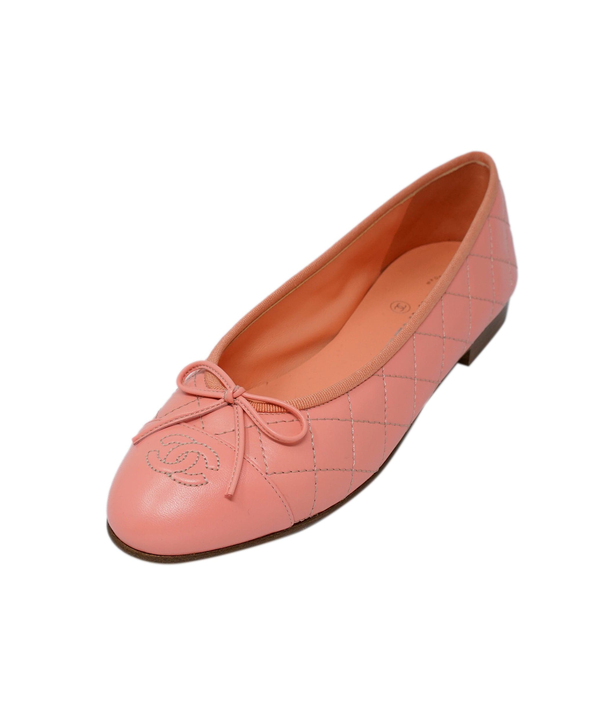 Chanel Chanel ballerina flats coral size 40 - ASL8526