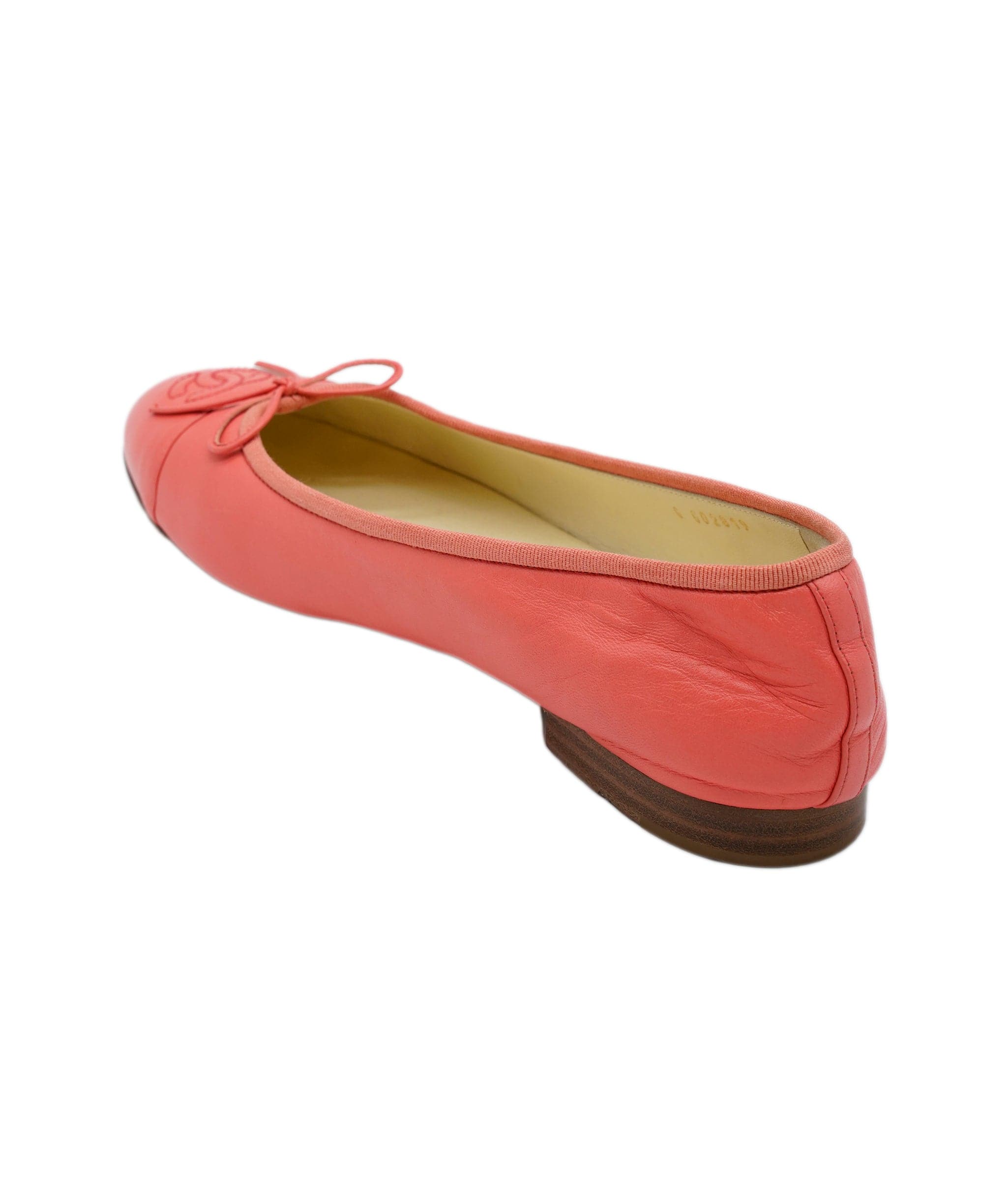 Chanel Chanel ballerina pumps coral pink - ASL8527