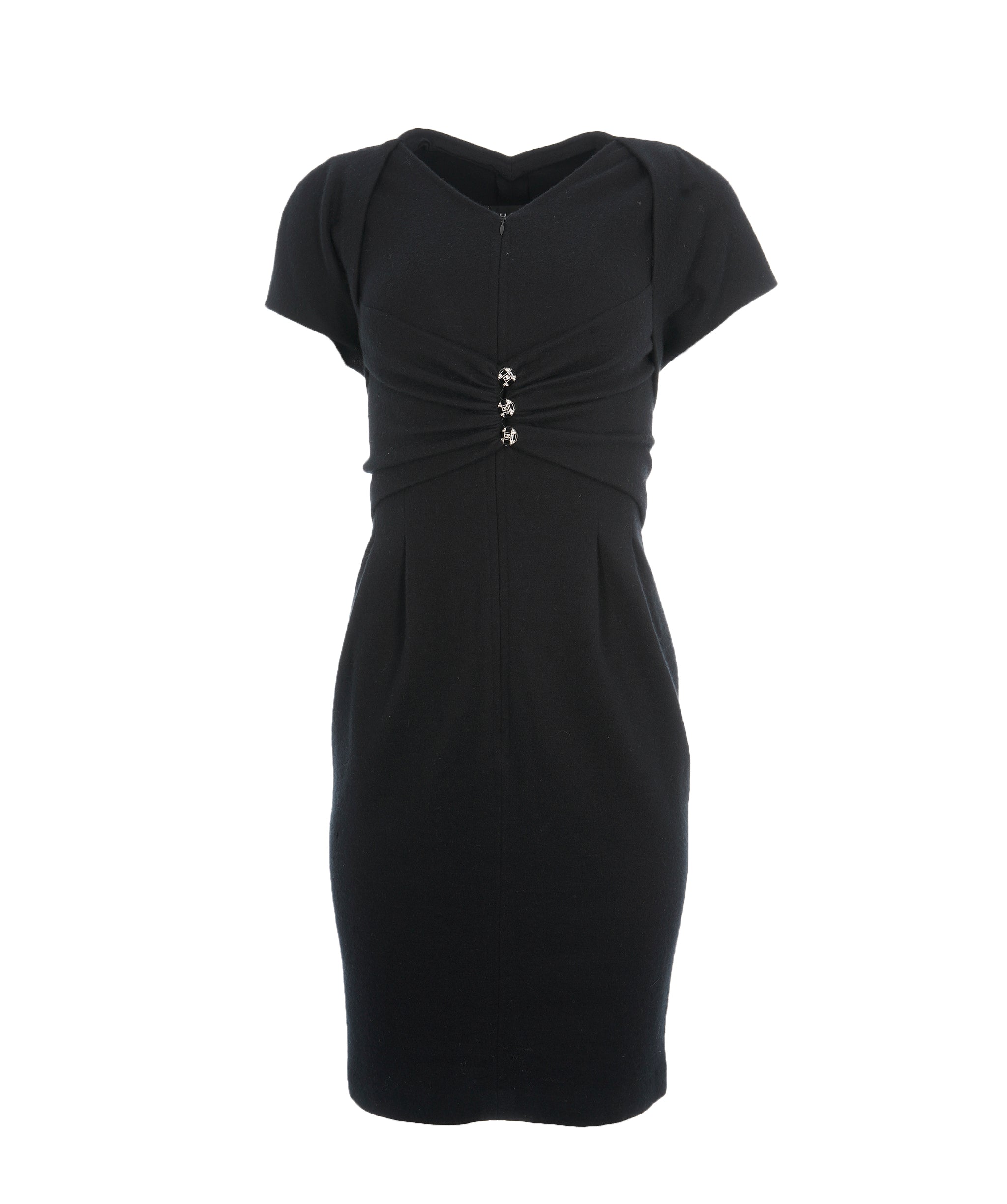 Chanel Chanel black cashmere dress ASL2746