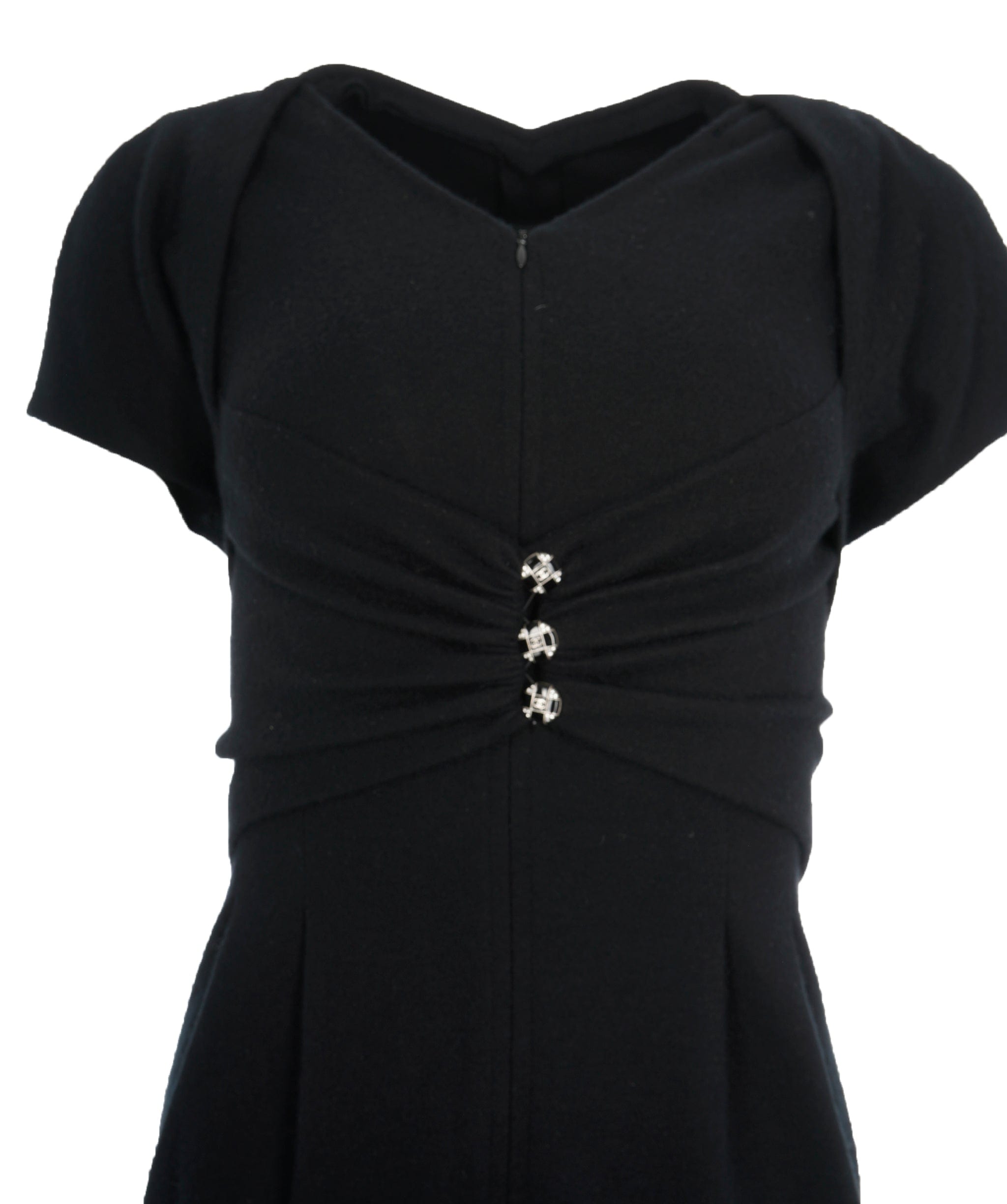 Chanel Chanel black cashmere dress ASL2746