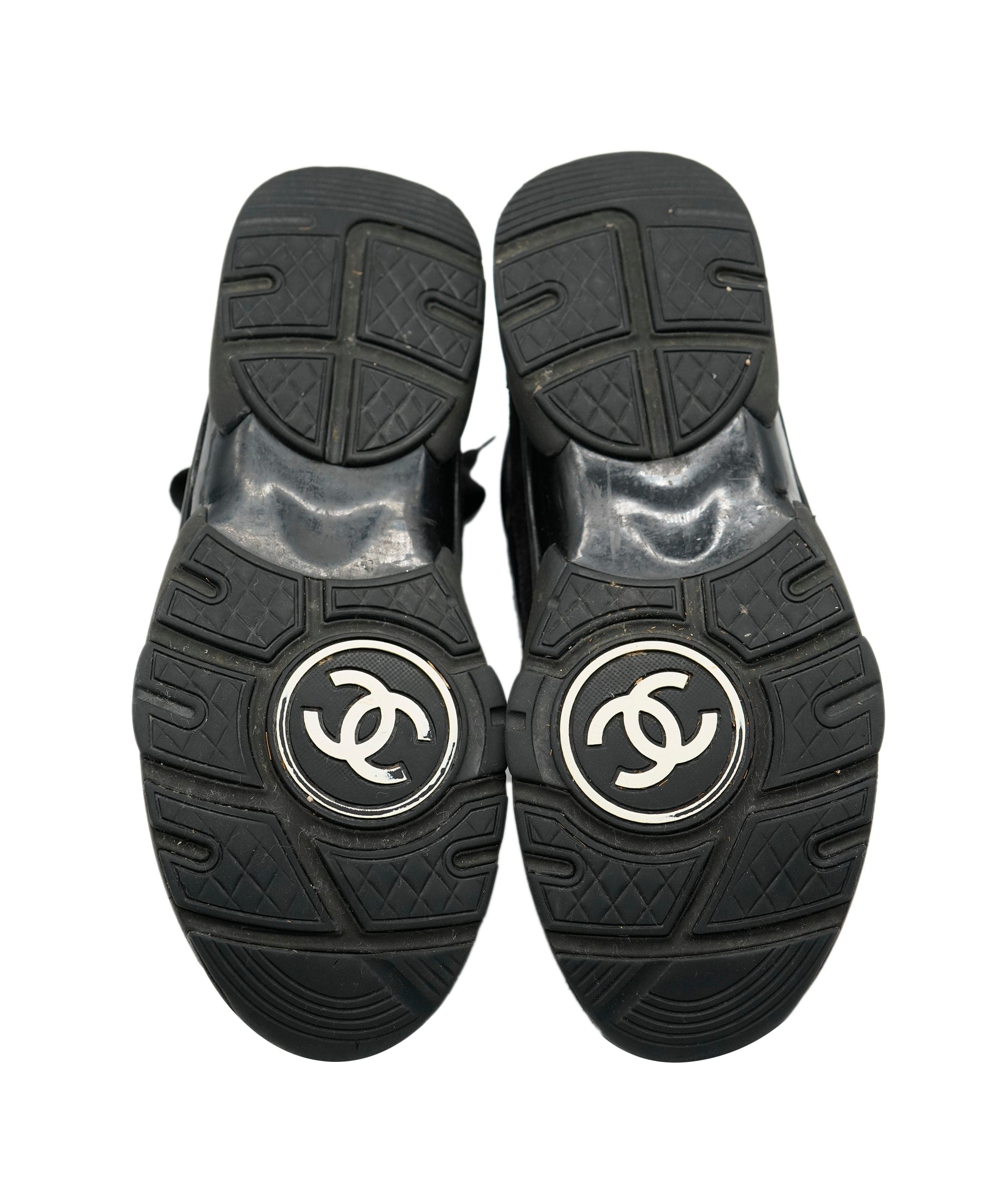 Chanel Chanel black leather trainers  - AJC0285