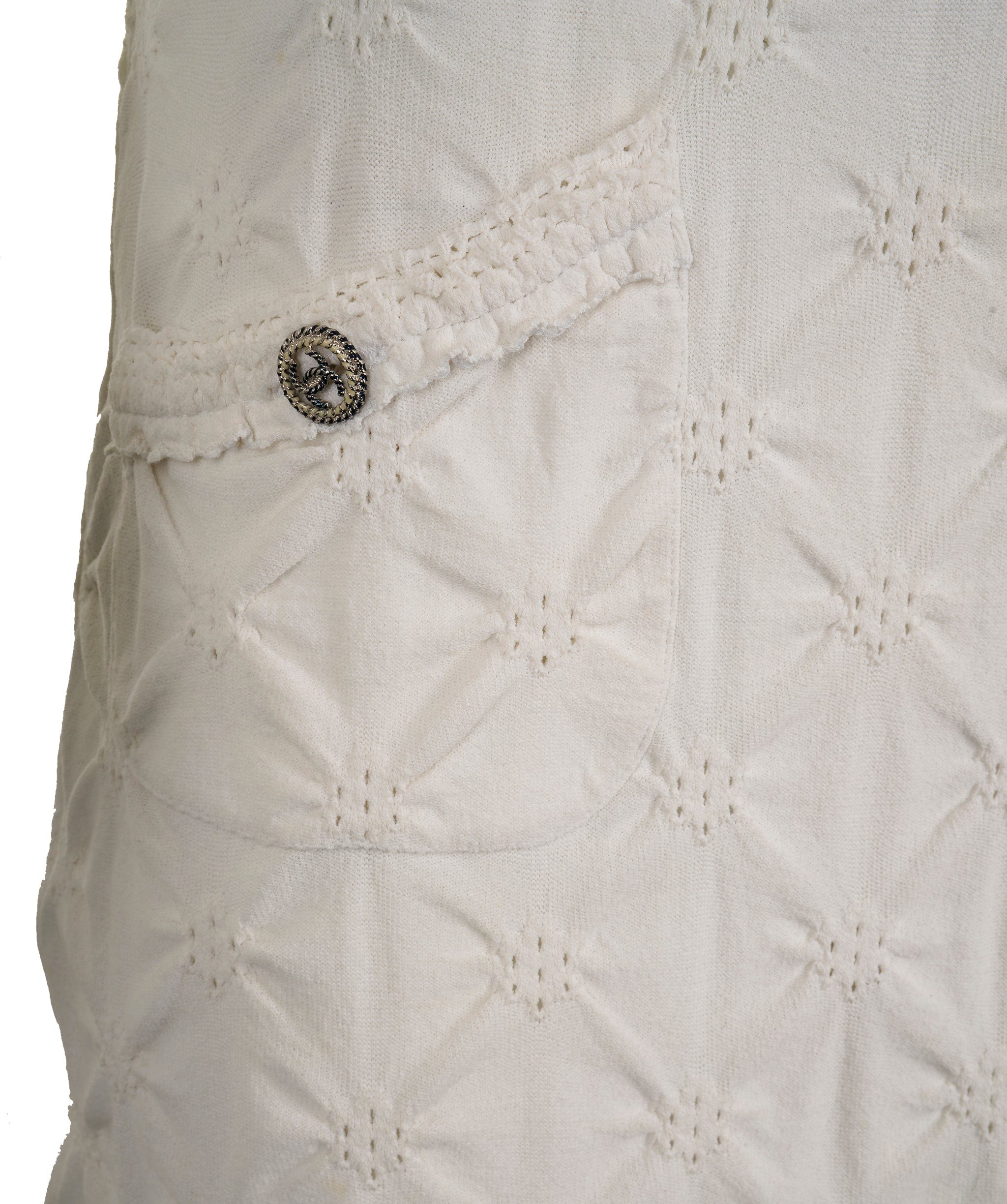 Chanel Chanel Cardigan and Dress Co ord White ALL0458