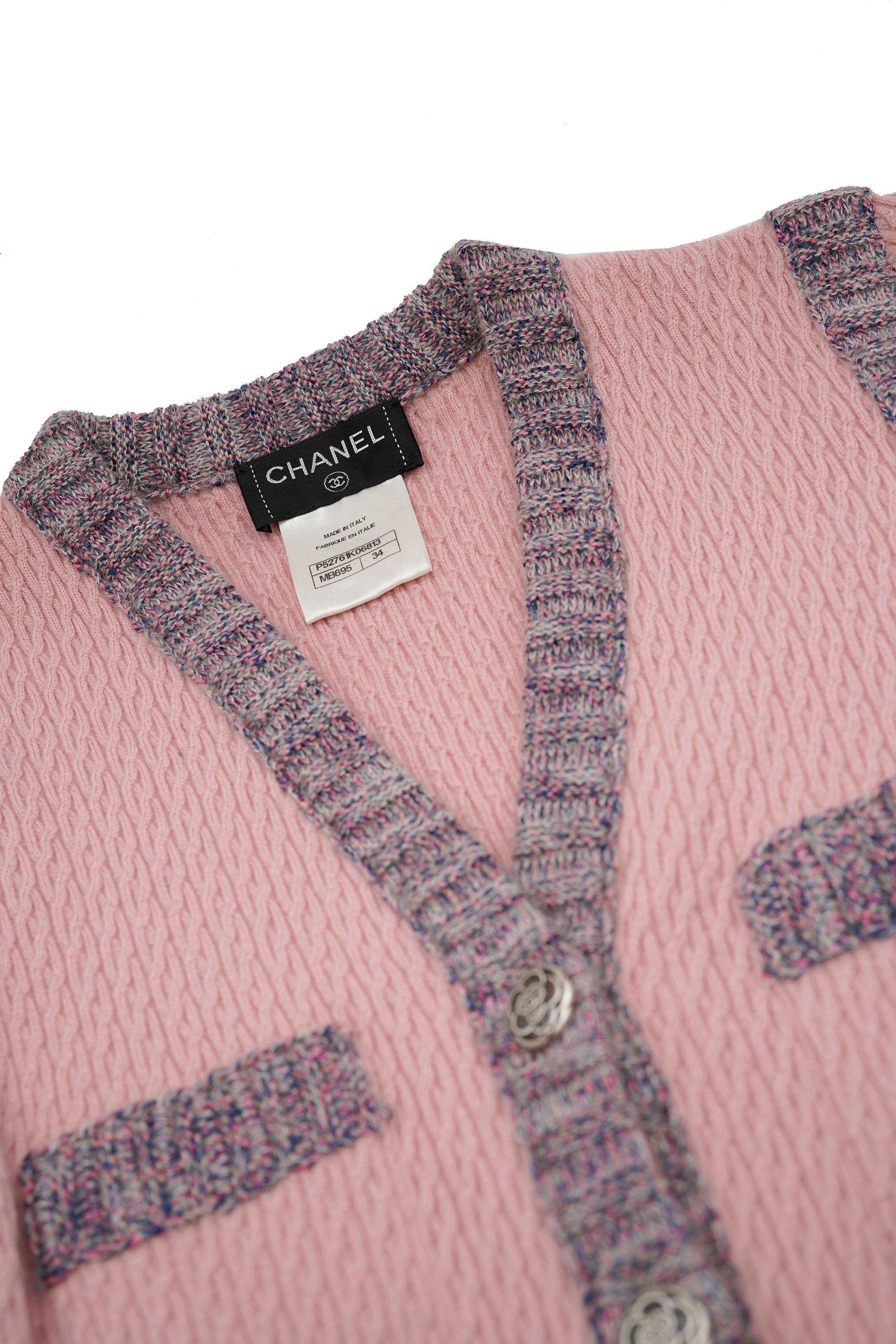 Chanel Chanel Cardigan long pink  AVC1251