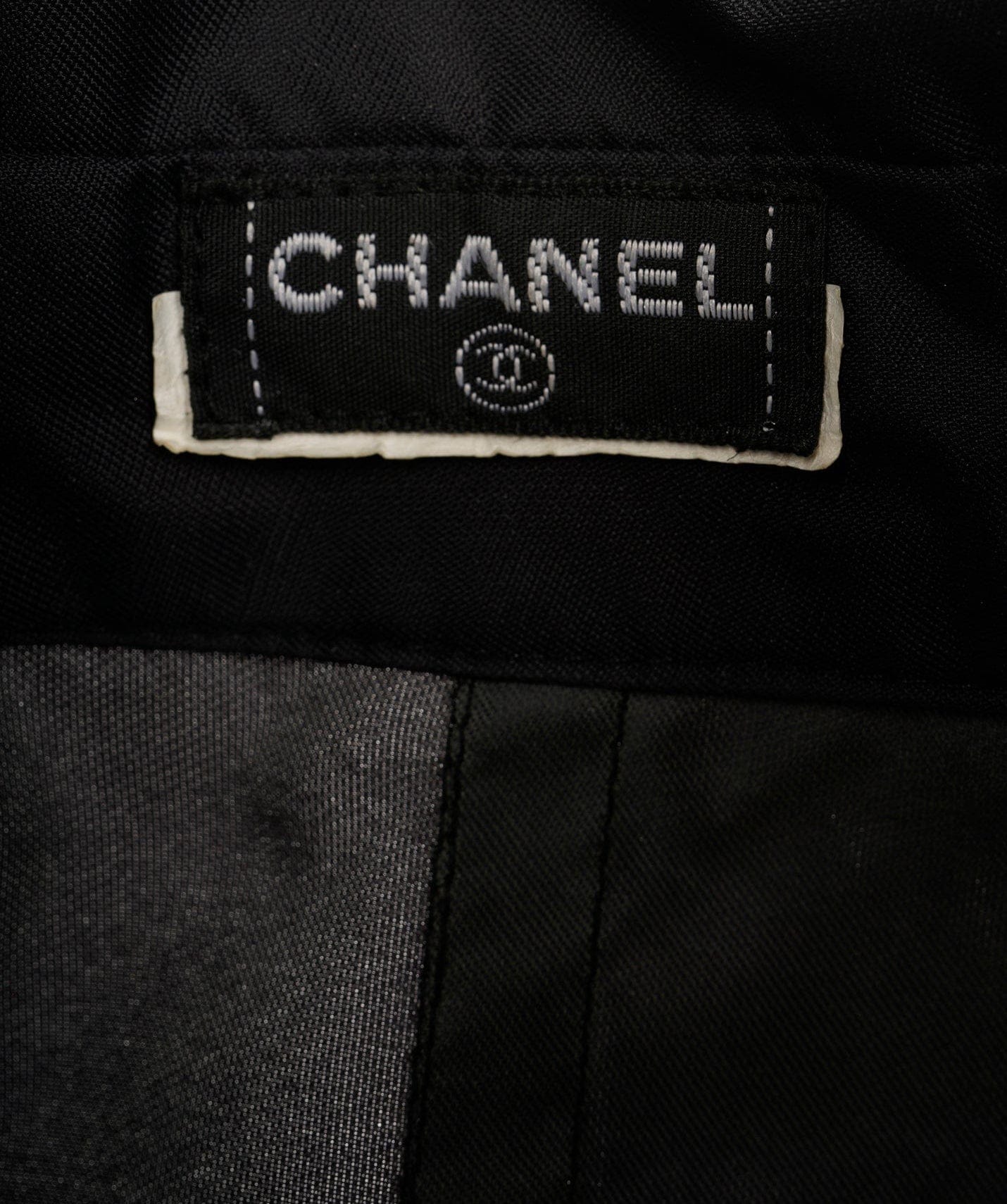 Chanel Chanel CC Button Nylon Coat Black Lining  ASL8275