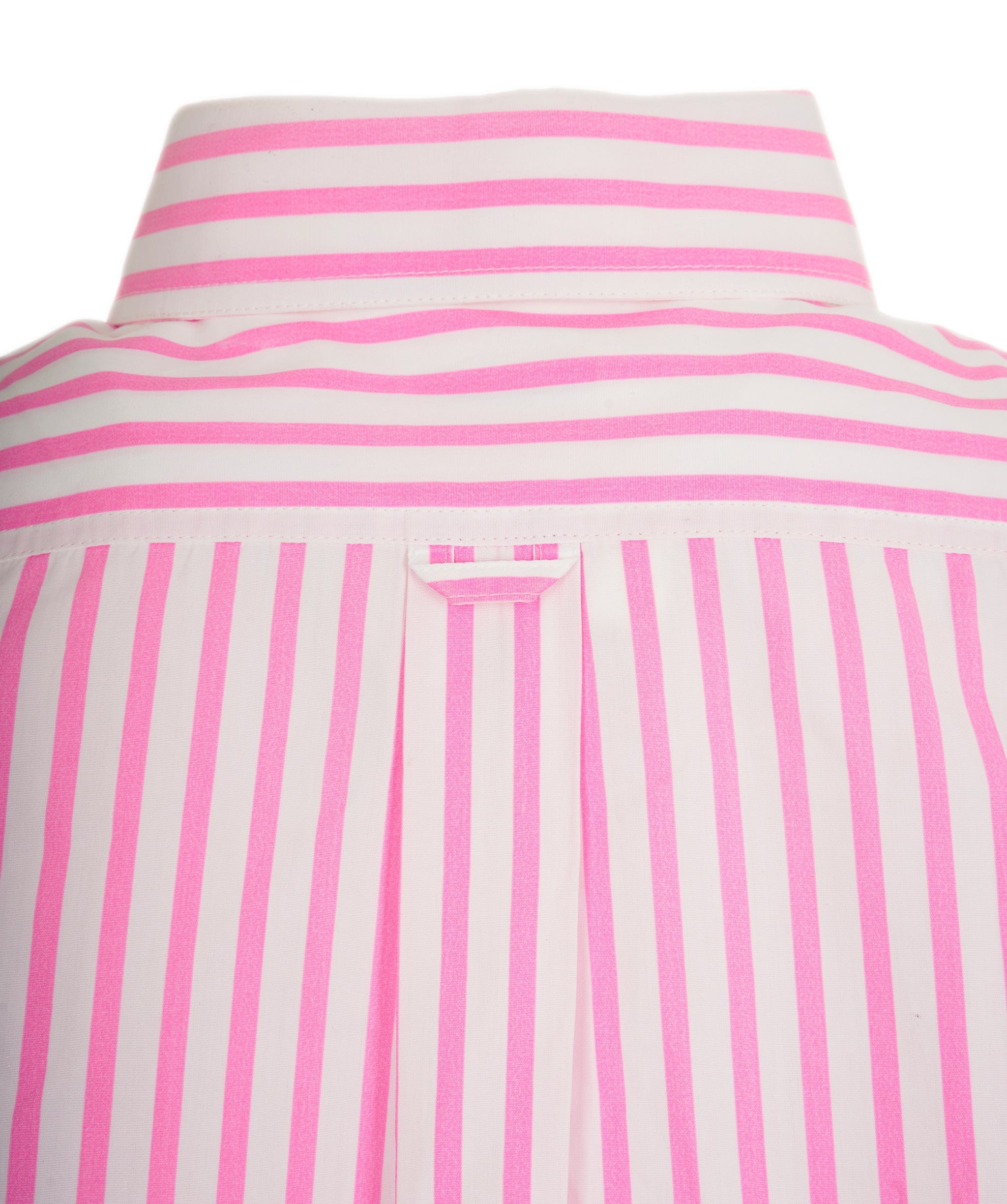 Chanel Chanel CC Buttons Stripe Shirt Pink ASL9064