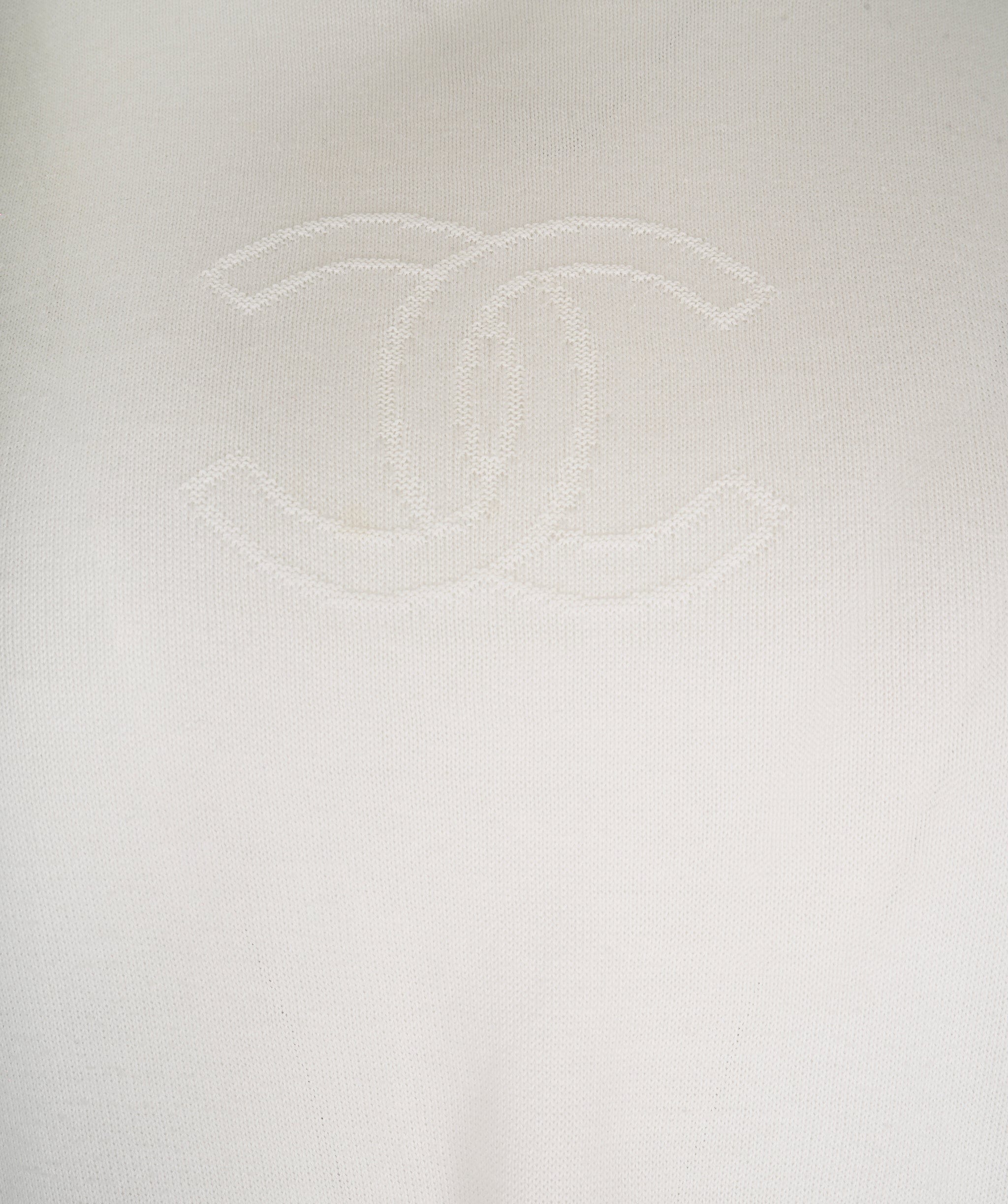 Chanel Chanel CC Knit Tank White ASL8614