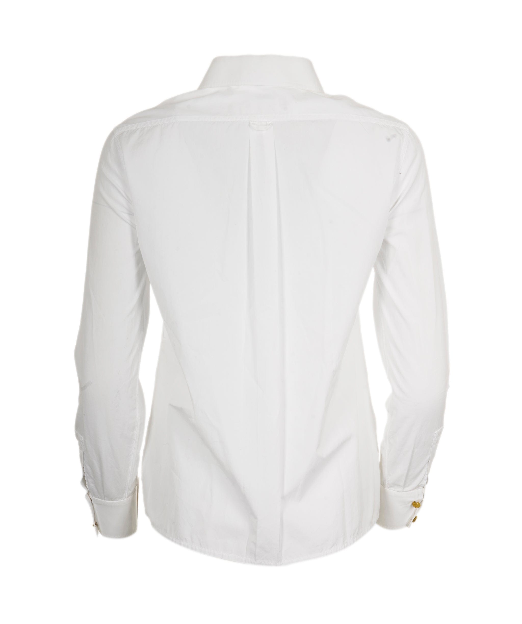 Chanel Chanel CC Pocket Button Down Shirt White ASL9547