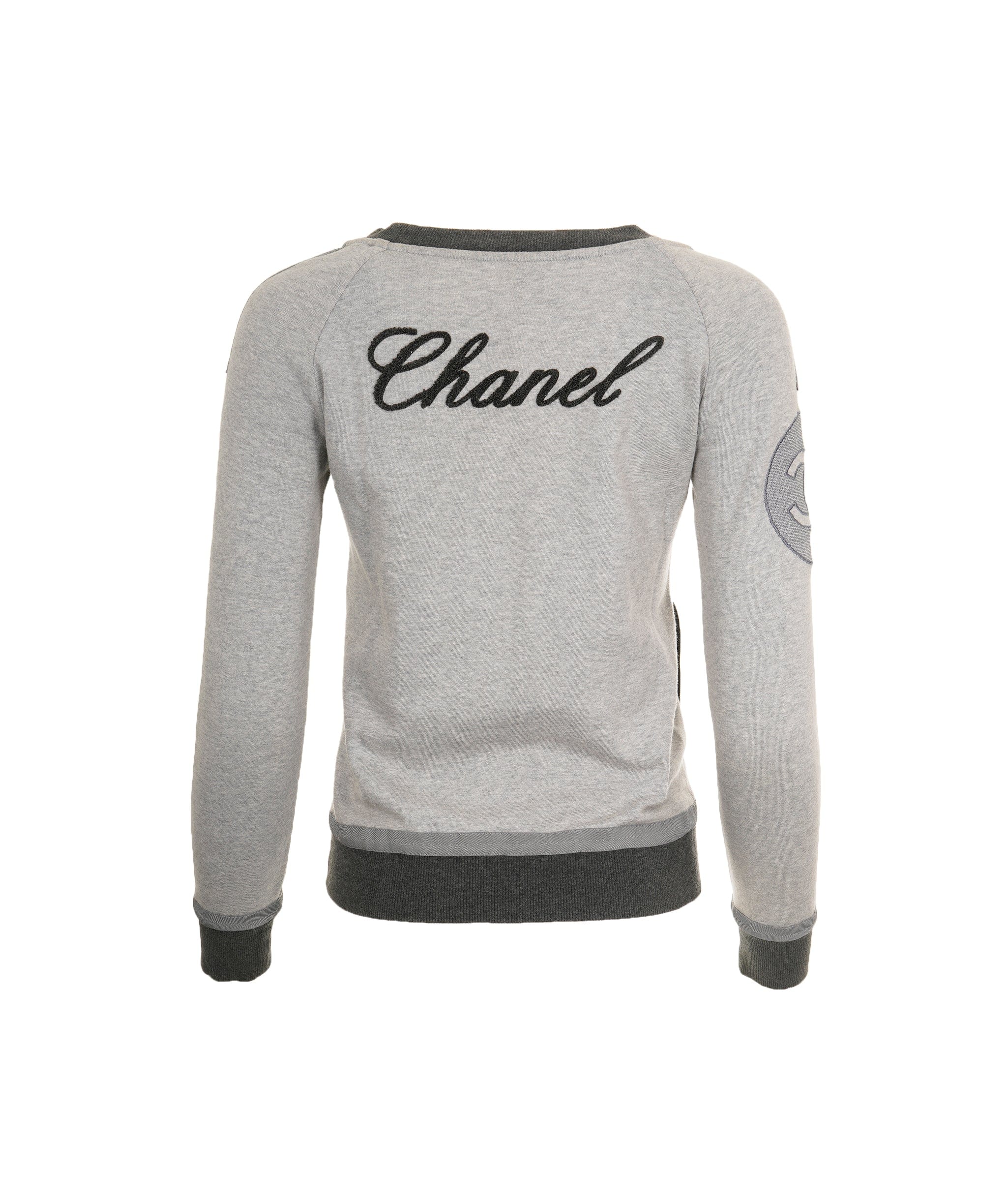 Chanel Chanel CC Sweatshirt Gray ASL9149