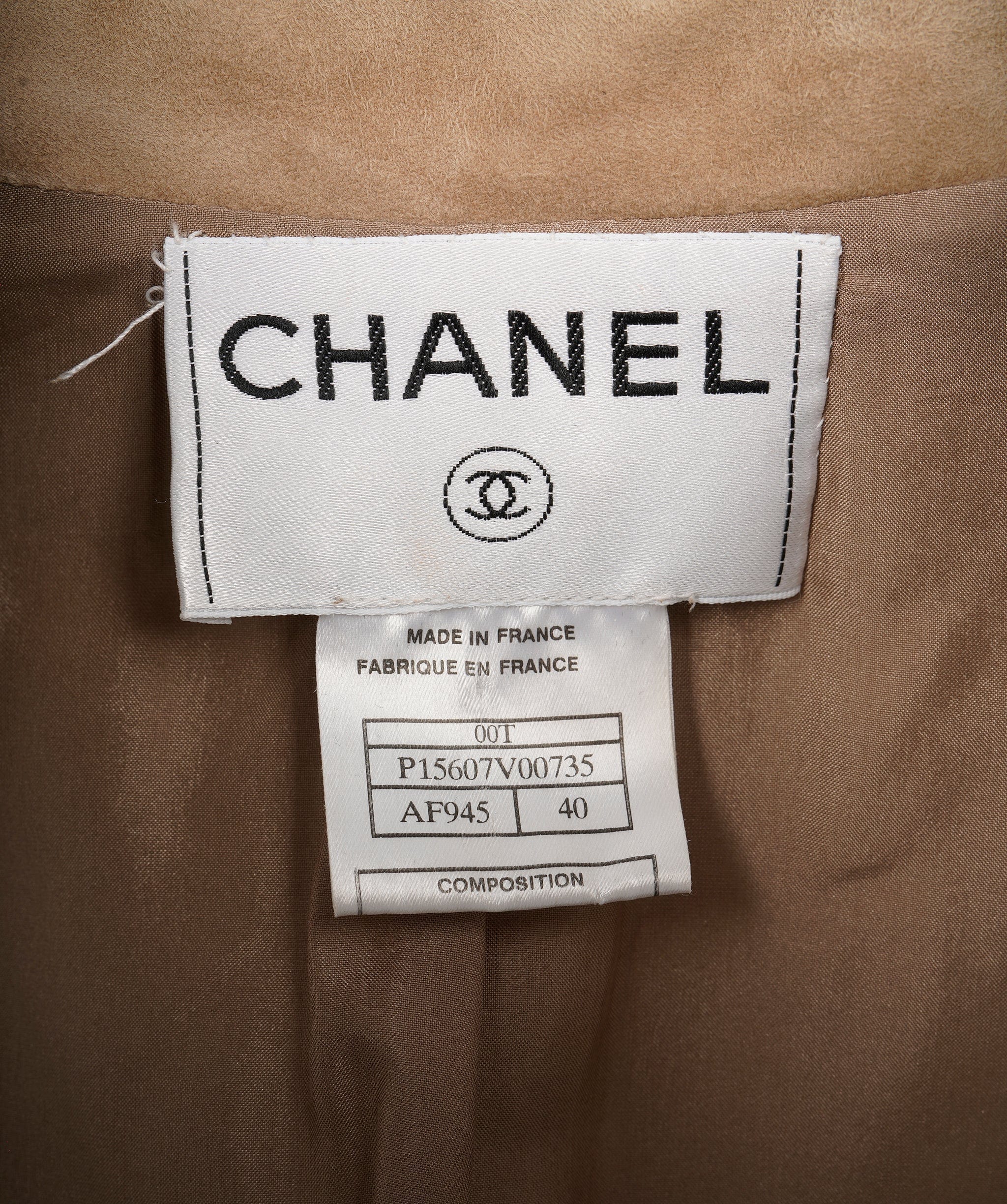 Chanel Chanel Chocolate Bar Jacket Beige ASL9930