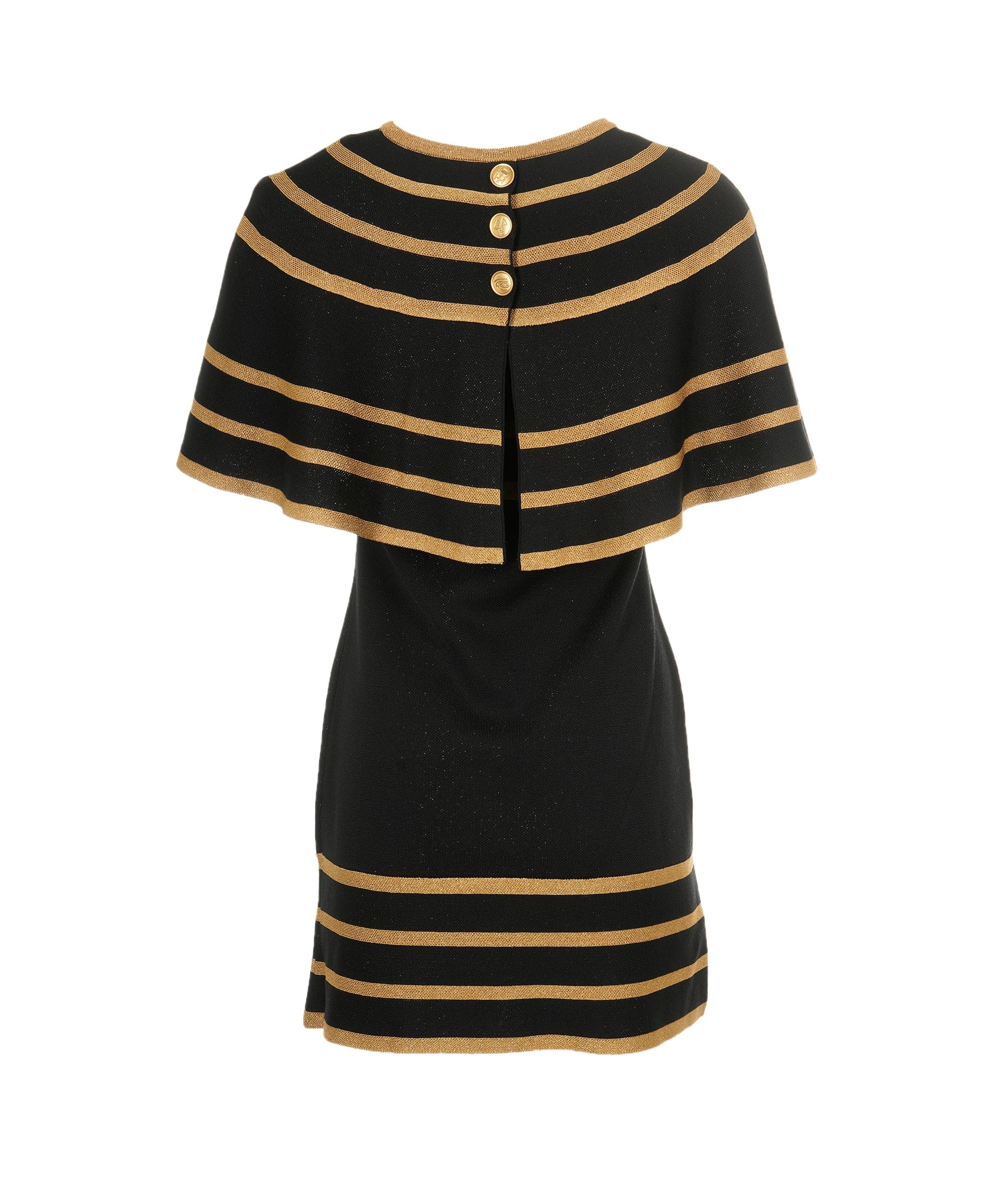 Chanel Chanel Dress black with gold stripes Pre fall 2019 FR34 AVC1247