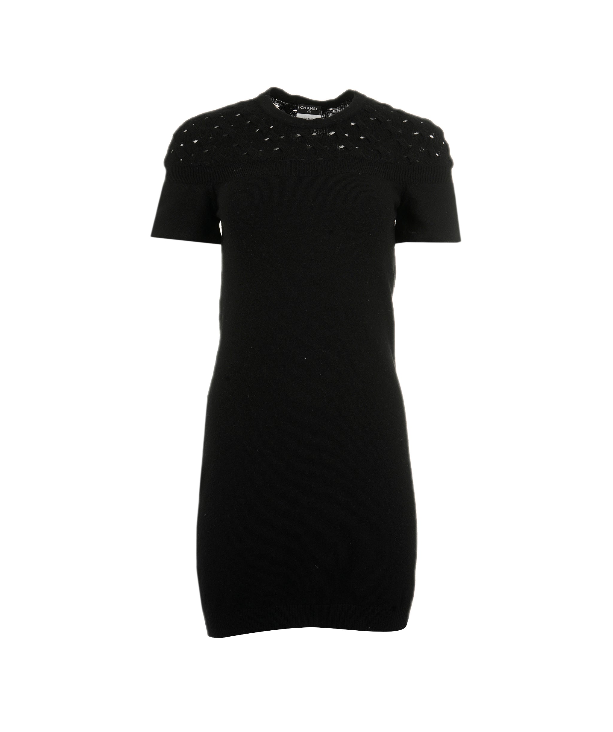 Chanel Chanel Dress knitted black FR36  AVC1240